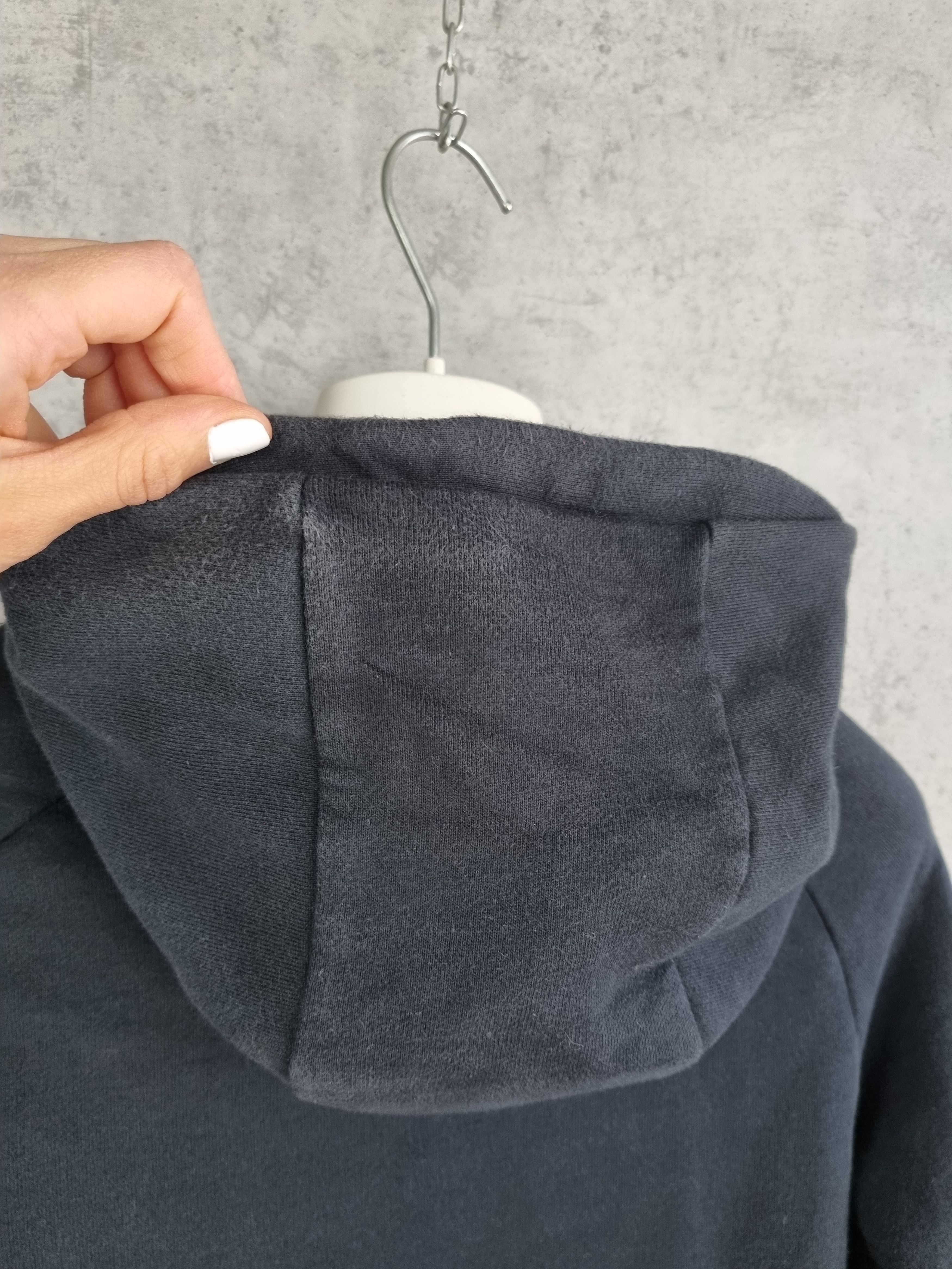 Nike × Vintage Nike Tech Faded Black Navy Hoodie Size US S / EU 44-46 / 1 - 3 Thumbnail