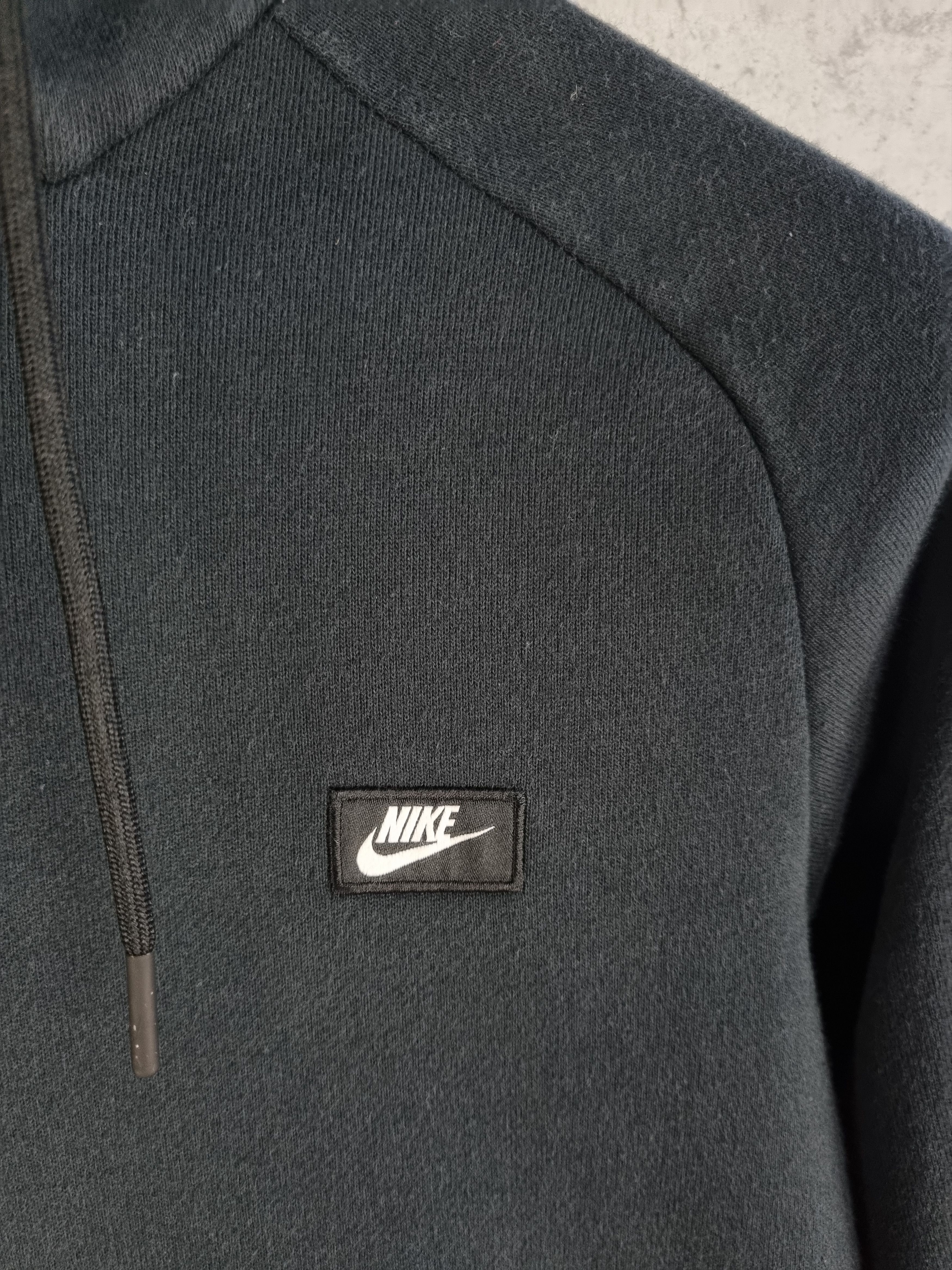 Nike × Vintage Nike Tech Faded Black Navy Hoodie Size US S / EU 44-46 / 1 - 11 Thumbnail