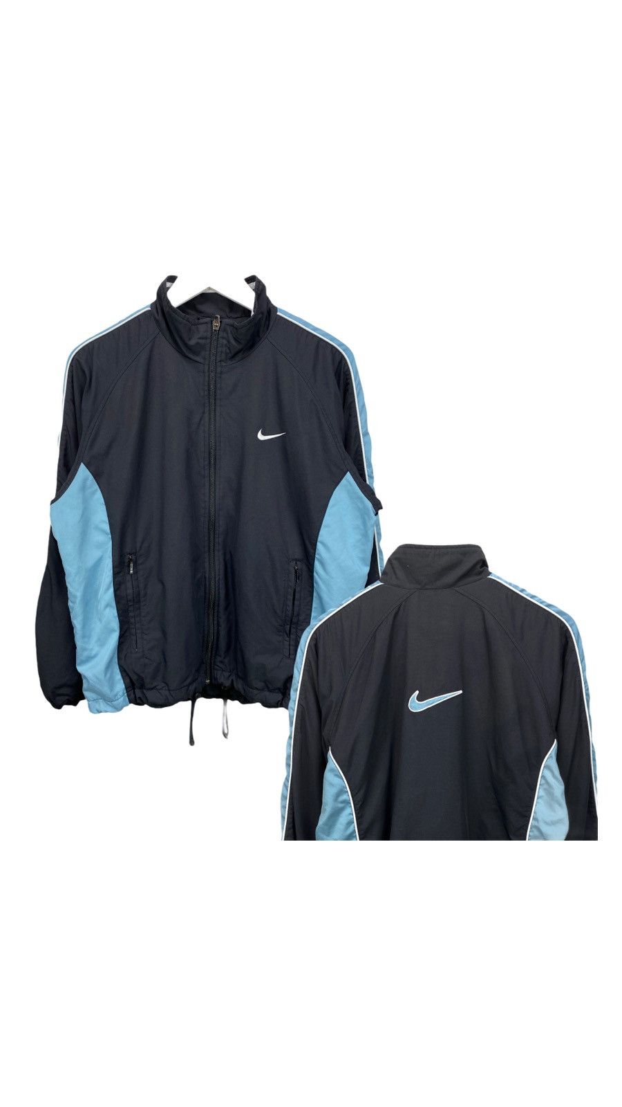 Nike W'🔥LASTDROP🔥90s Nike Swoosh Track Jacket Big Logo Size M / US 6-8 / IT 42-44 - 1 Thumbnail