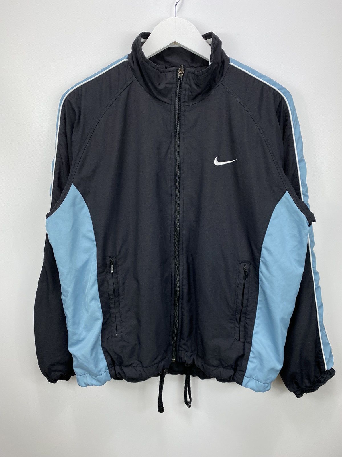 Nike W'🔥LASTDROP🔥90s Nike Swoosh Track Jacket Big Logo Size M / US 6-8 / IT 42-44 - 3 Thumbnail