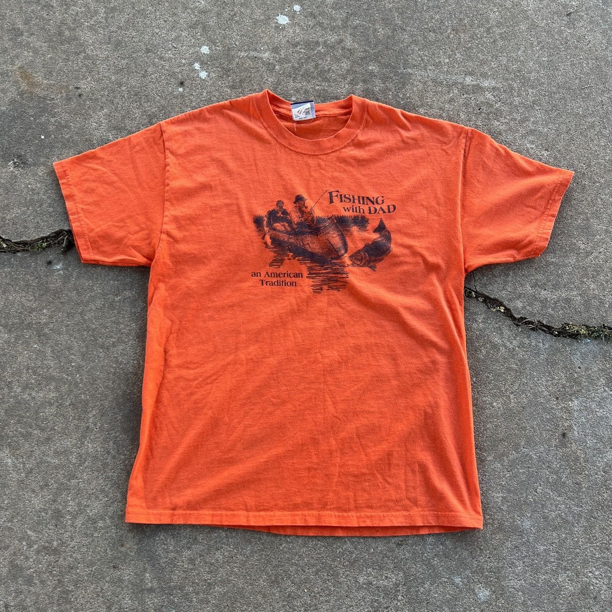Vintage Vintage Fishing T-Shirt TSI Sportswear Tag Size US L / EU 52-54 / 3 - 1 Thumbnail