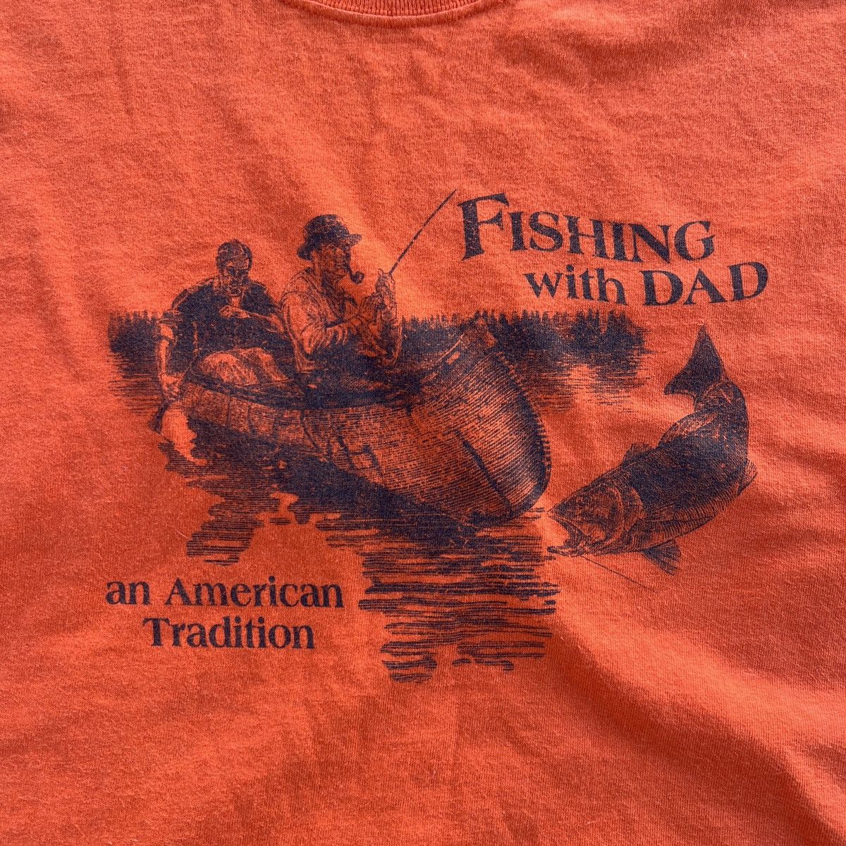 Vintage Vintage Fishing T-Shirt TSI Sportswear Tag Size US L / EU 52-54 / 3 - 2 Thumbnail