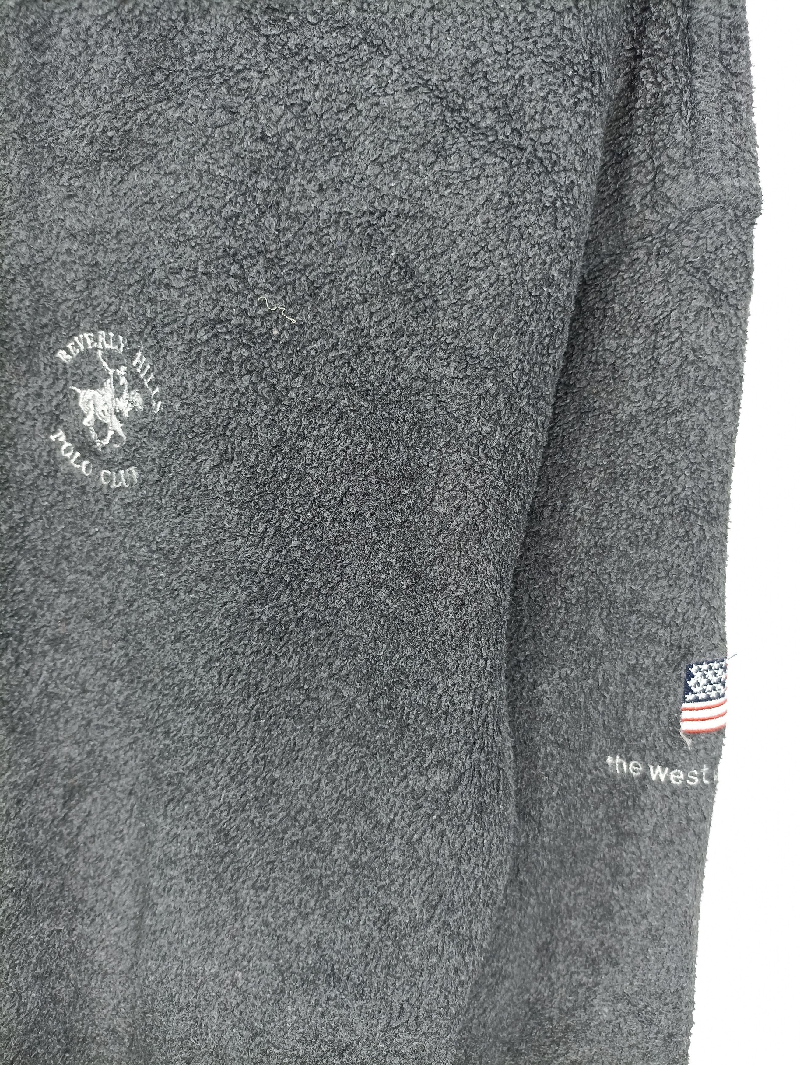 Beverly Hills Polo Club × Vintage Vintage Beverly Hills Polo Club Fleece Snapper Button neck Size US M / EU 48-50 / 2 - 4 Thumbnail