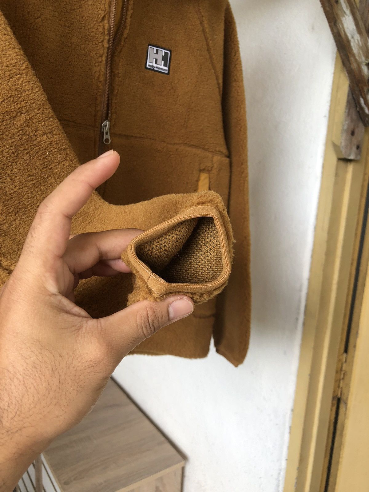 Helly Hansen Rare❗️Brown Helly Hansen Deep Pile Fleece Sherpa Jacket Size M / US 6-8 / IT 42-44 - 6 Thumbnail