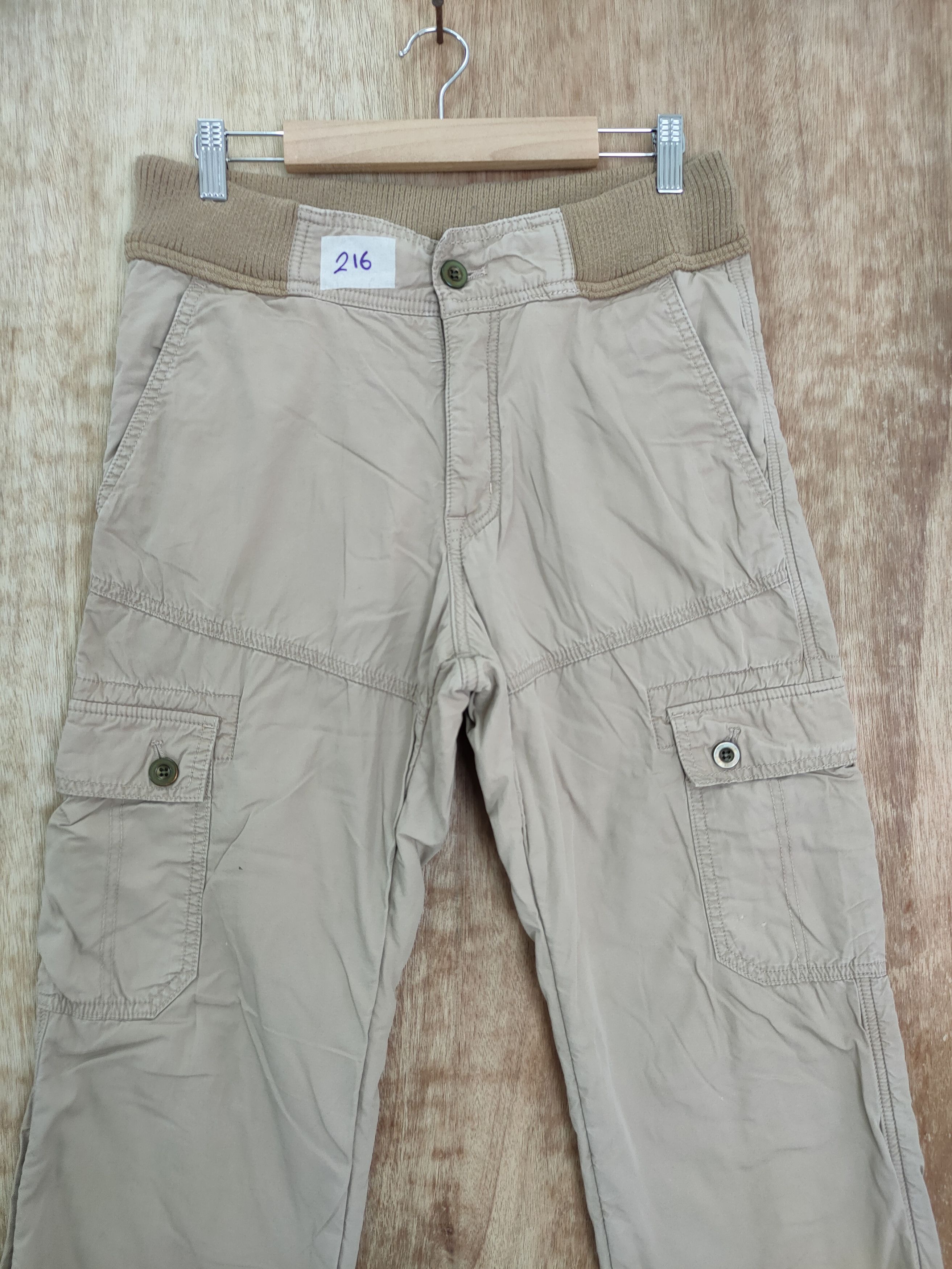Vintage DLL kurasufuku japan utility hiking track cargo pants #216 Size US 27 - 3 Thumbnail