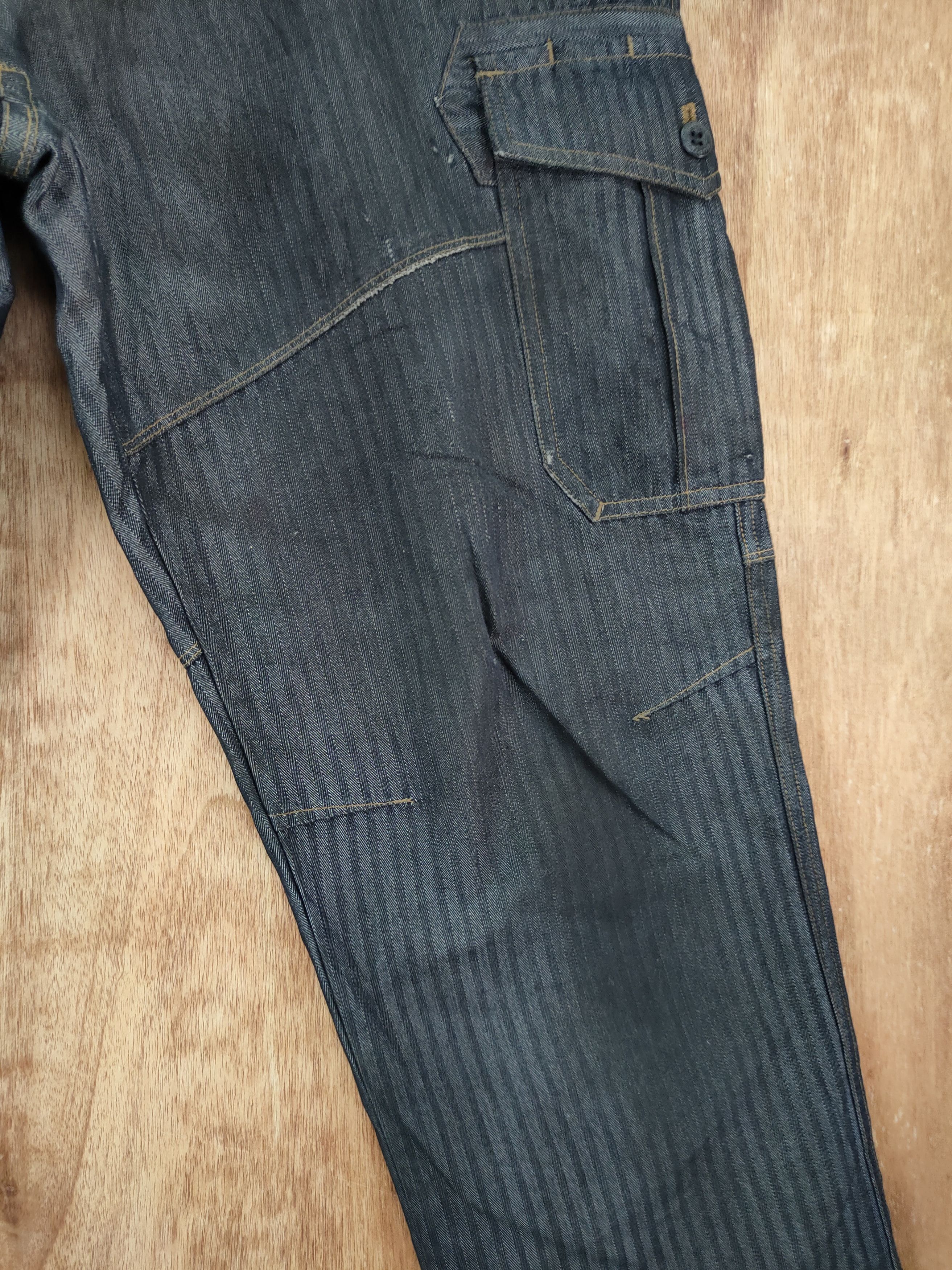 Japanese Brand DLL Burtle black multi pocket cargo worker pants #46-270A Size US 33 - 7 Thumbnail