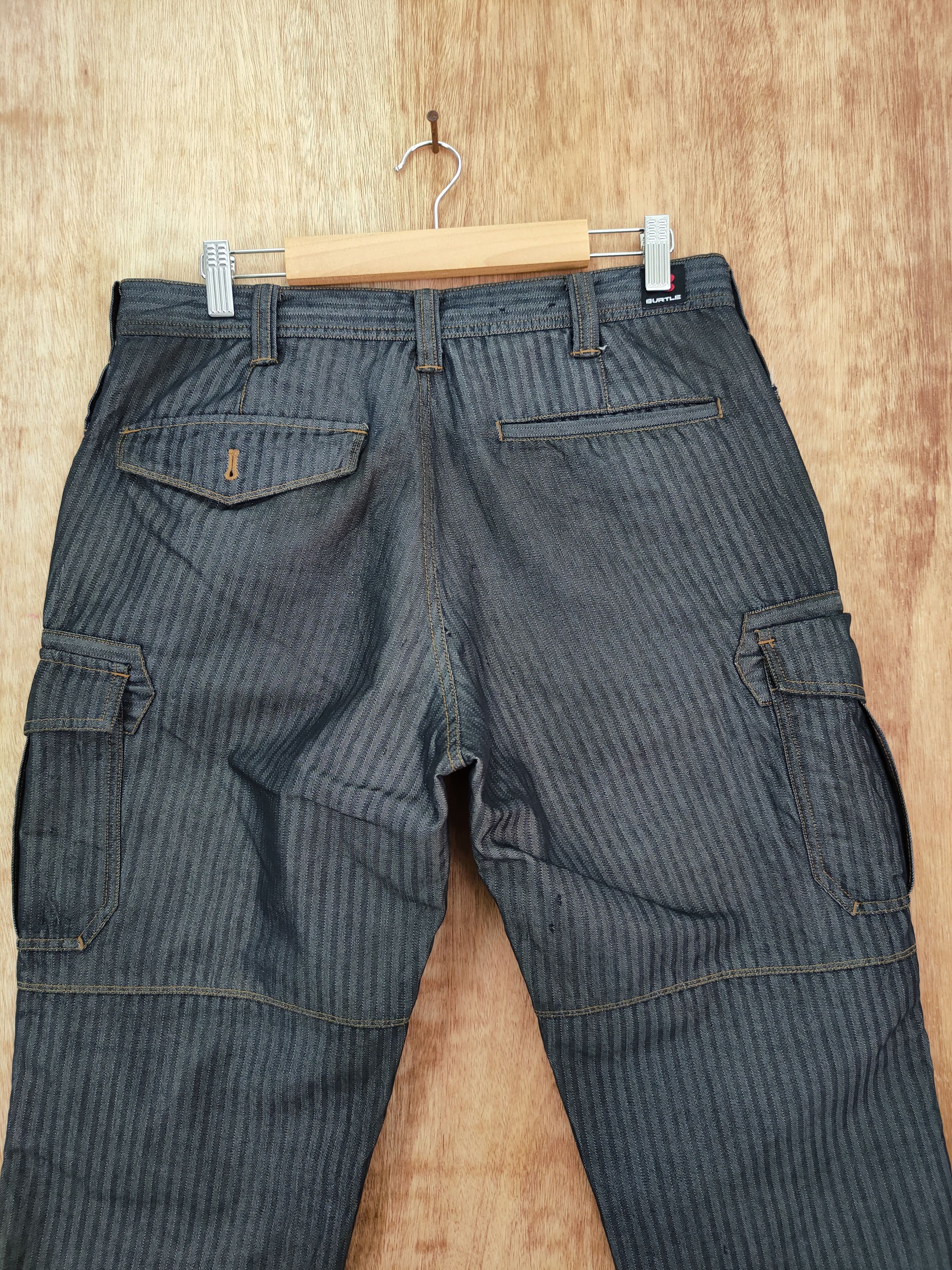 Japanese Brand DLL Burtle black multi pocket cargo worker pants #46-270A Size US 33 - 10 Thumbnail