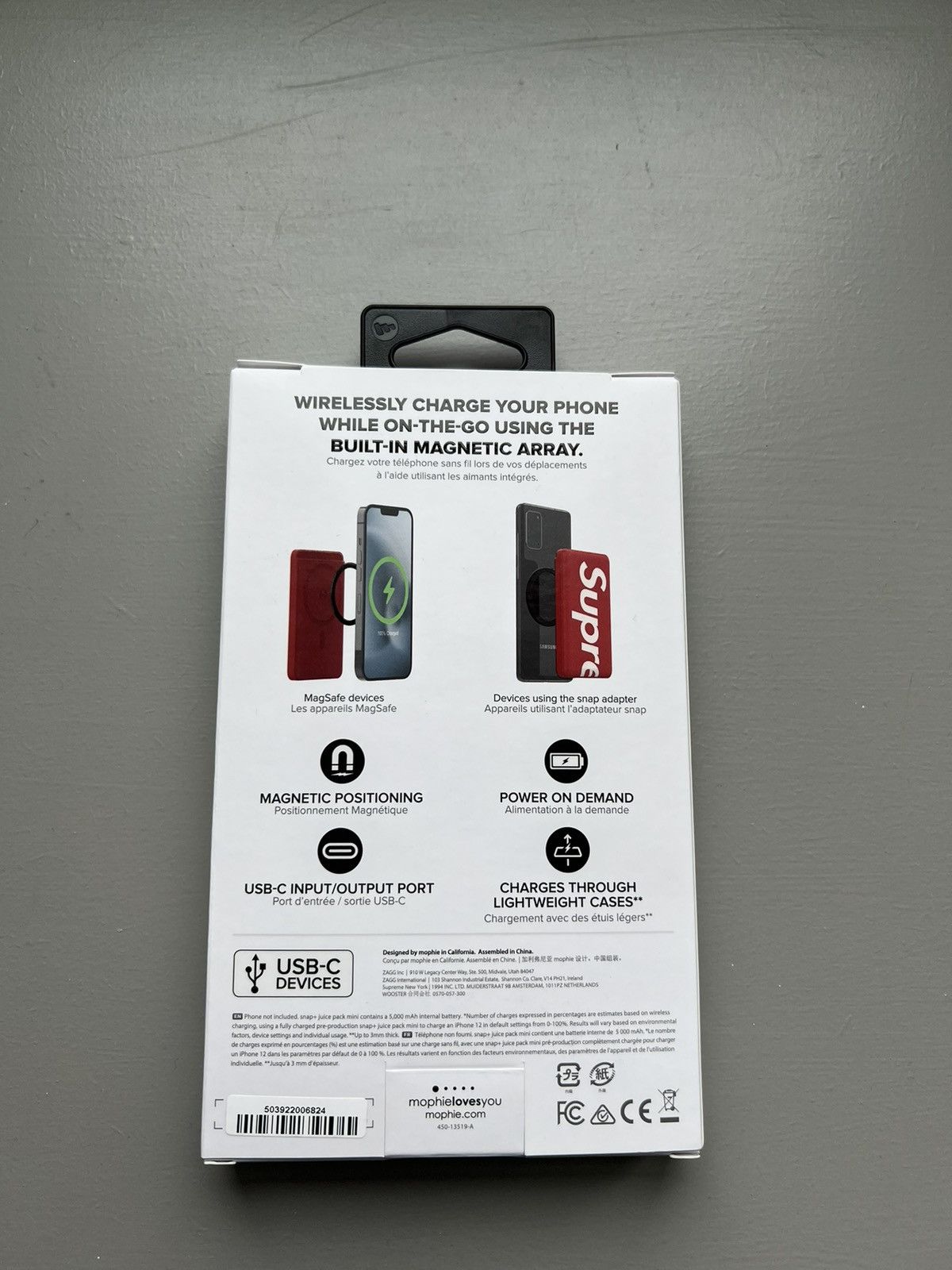 Supreme Supreme mophie snap juice pack mini Size ONE SIZE - 2 Thumbnail
