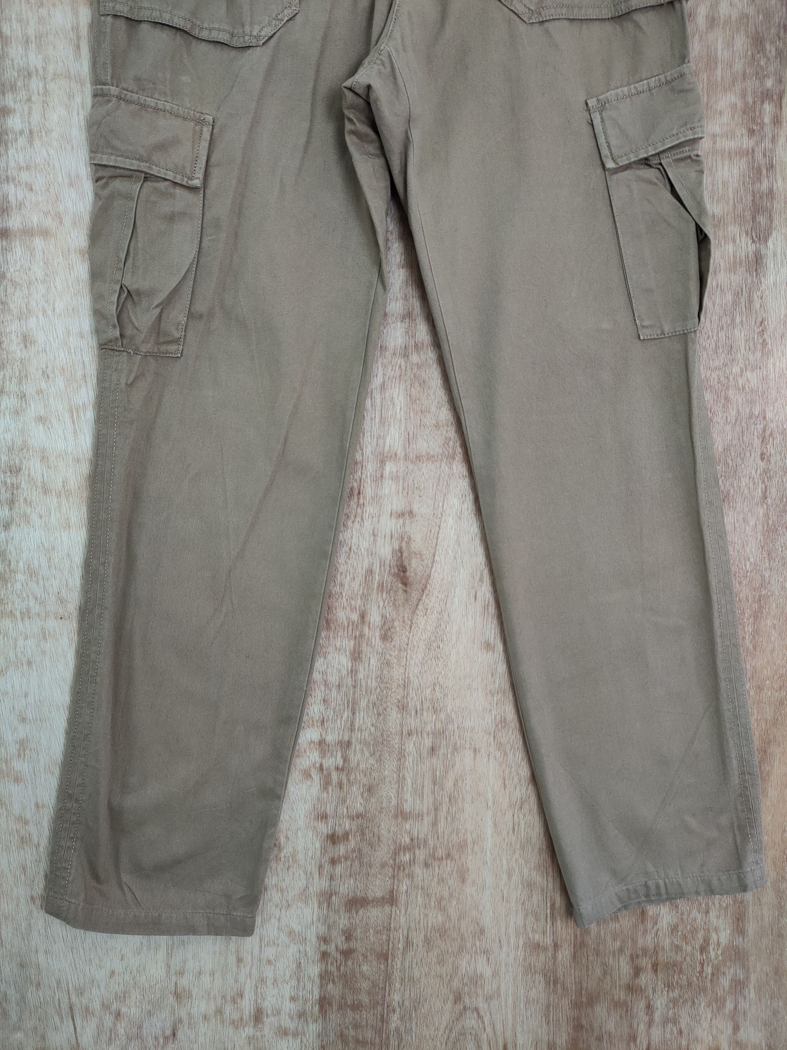 Japanese Brand DL Hum brown multipocket tactical cargo pants #289 Size US 30 / EU 46 - 2 Thumbnail