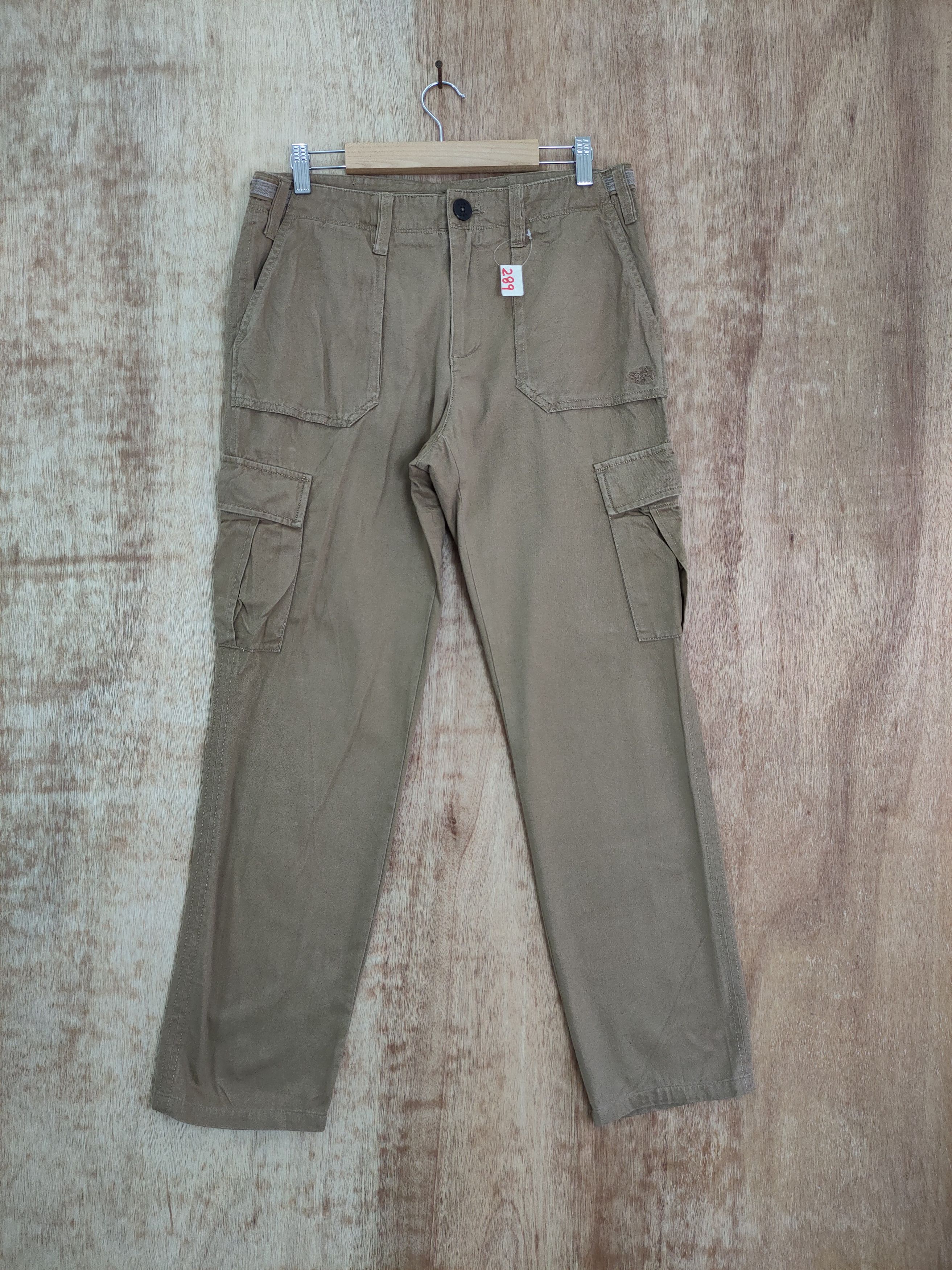 Japanese Brand DL Hum brown multipocket tactical cargo pants #289 Size US 30 / EU 46 - 1 Thumbnail