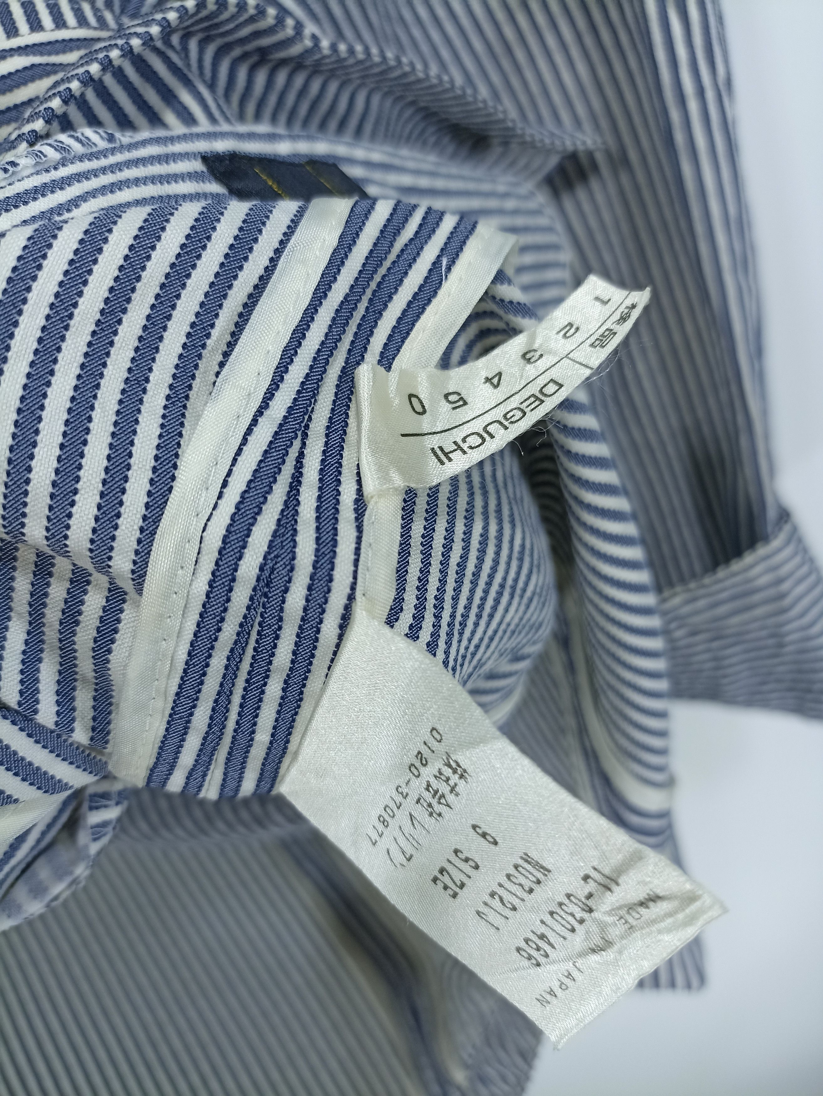 Designer × Japanese Brand × Vintage Vintage Leilian Hickory Stripe Button Up Size US S / EU 44-46 / 1 - 8 Thumbnail
