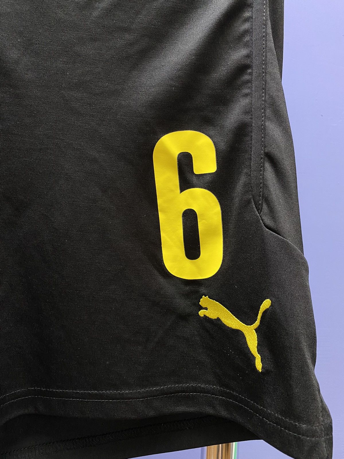Puma Puma Borussia Dortmund 2014 2015 #6 Bender Soccer Shorts Size US 32 / EU 48 - 5 Thumbnail