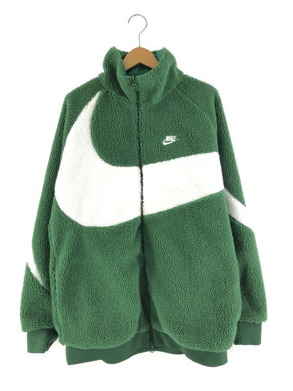 Nike Reversible Big Swoosh Boa Fleece Jacket | Grailed