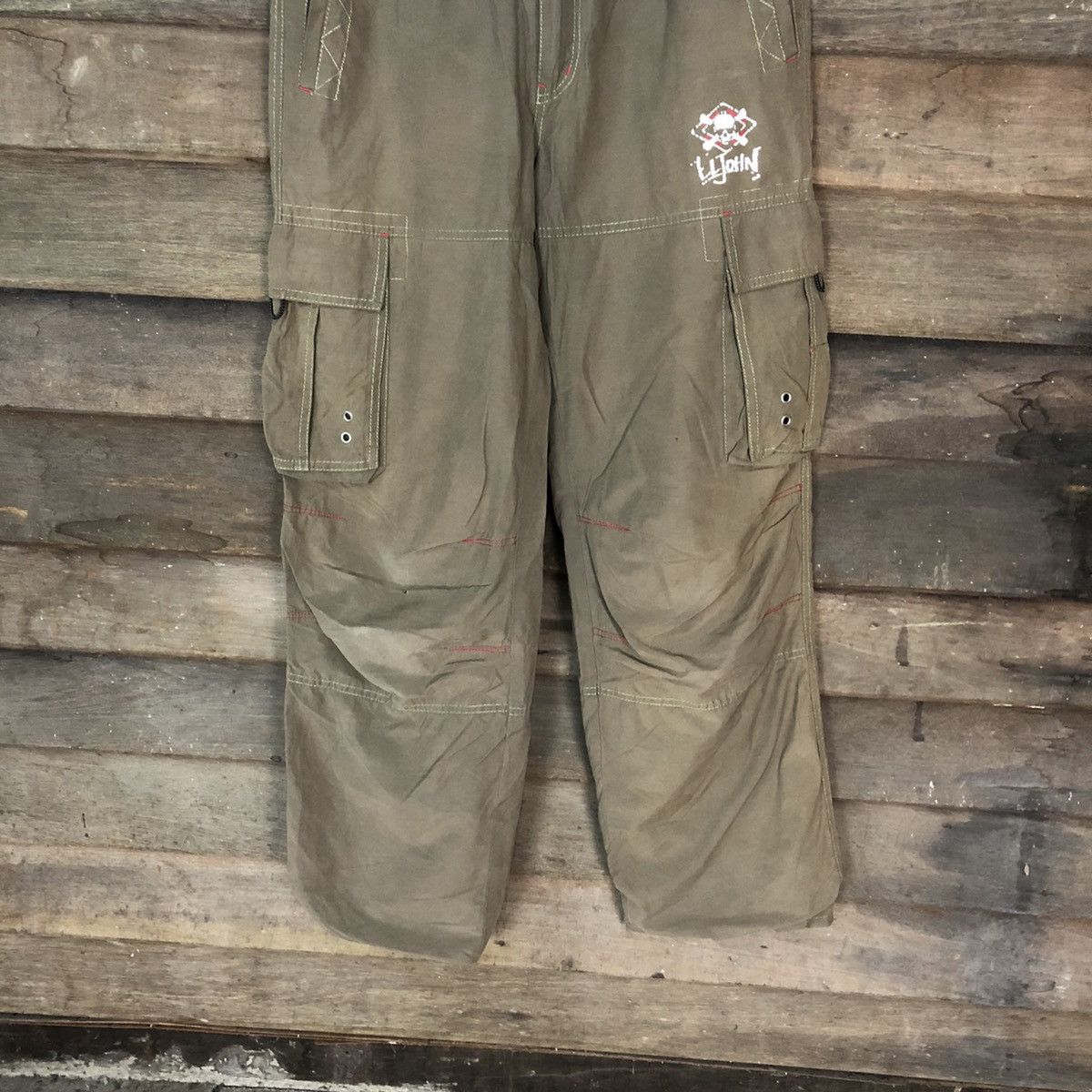 Japanese Brand LL John Brown hiking track multipocket Cargo Pants #2834 Size US 26 / EU 42 - 3 Thumbnail