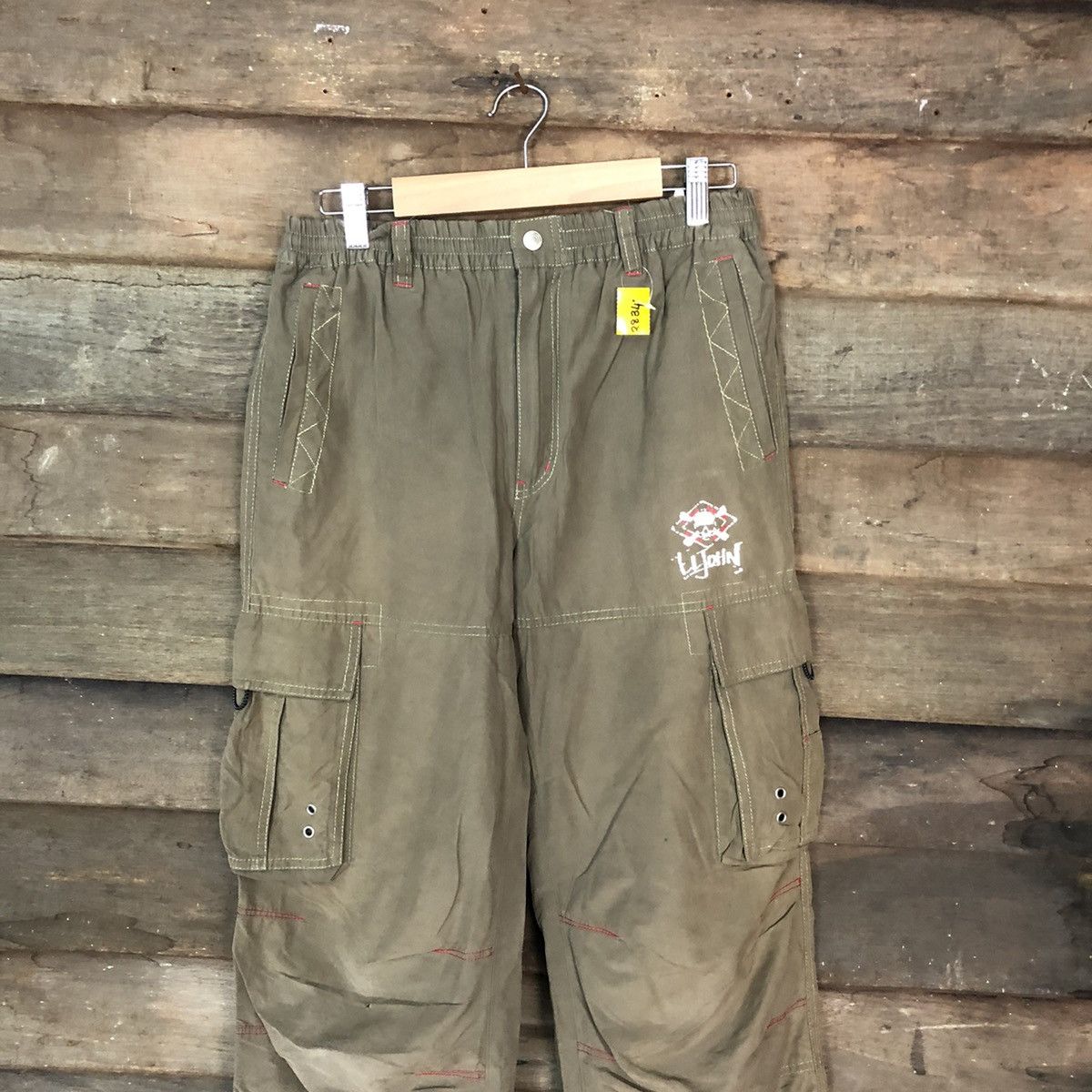 Japanese Brand LL John Brown hiking track multipocket Cargo Pants #2834 Size US 26 / EU 42 - 2 Thumbnail