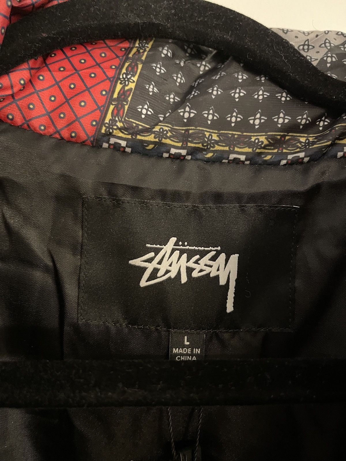 Stussy Patchwork Puffer | Grailed