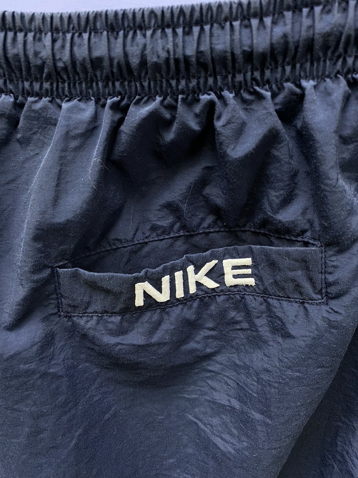 Nike × Vintage Vintage 90s Nike Blue Shorts Size XL Size US 34 / EU 50 - 12 Thumbnail