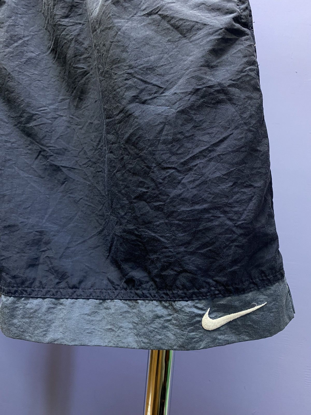 Nike × Vintage Vintage 90s Nike Blue Shorts Size XL Size US 34 / EU 50 - 6 Thumbnail