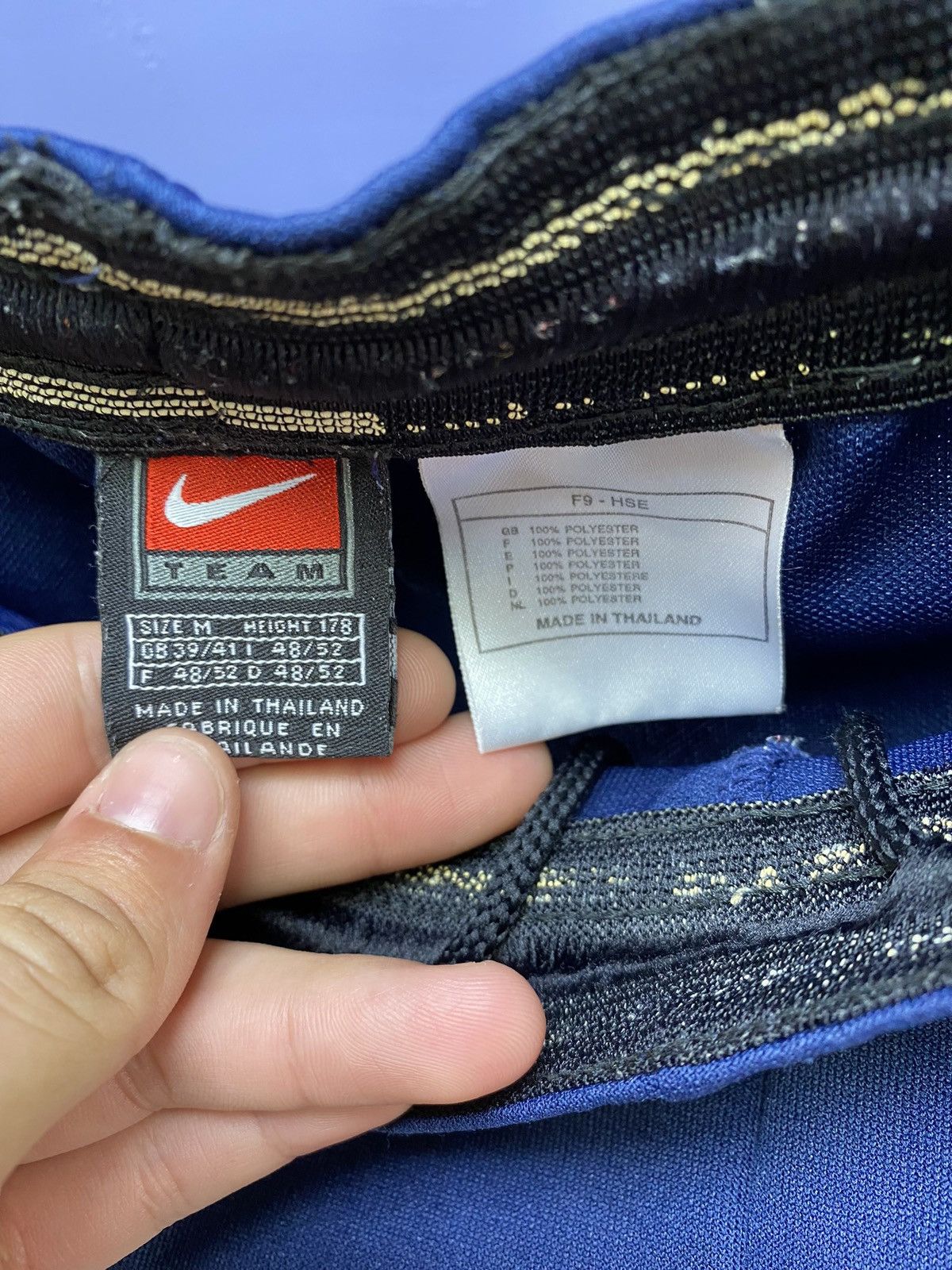 Nike × Vintage Vintage 90s Nike Michigan Shorts University Style Team Men’s Size US 32 / EU 48 - 10 Thumbnail