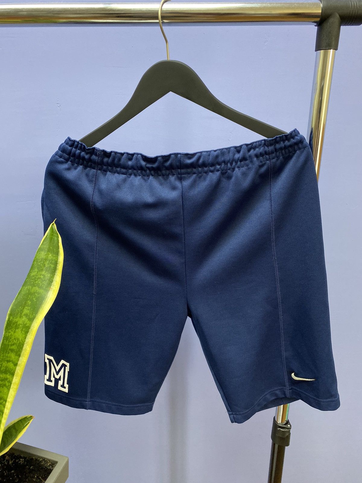 Nike × Vintage Vintage 90s Nike Michigan Shorts University Style Team Men’s Size US 32 / EU 48 - 4 Thumbnail