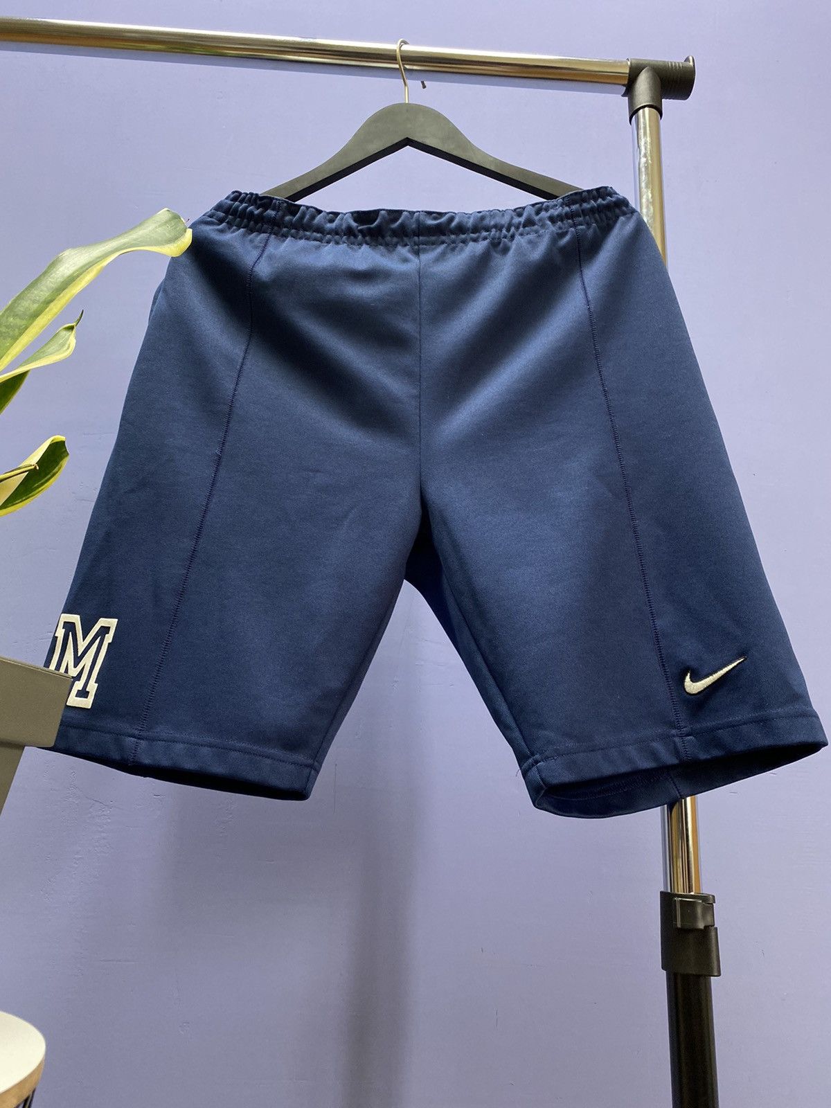 Nike × Vintage Vintage 90s Nike Michigan Shorts University Style Team Men’s Size US 32 / EU 48 - 5 Thumbnail