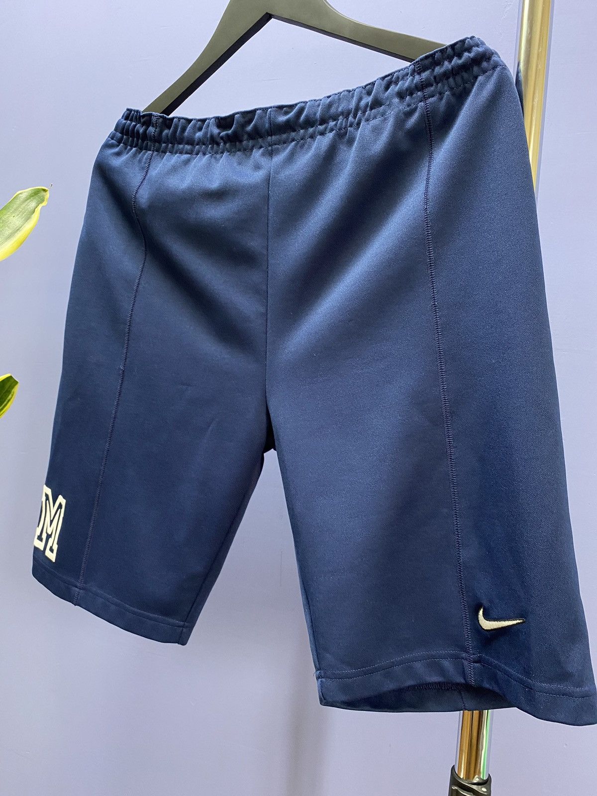 Nike × Vintage Vintage 90s Nike Michigan Shorts University Style Team Men’s Size US 32 / EU 48 - 6 Thumbnail