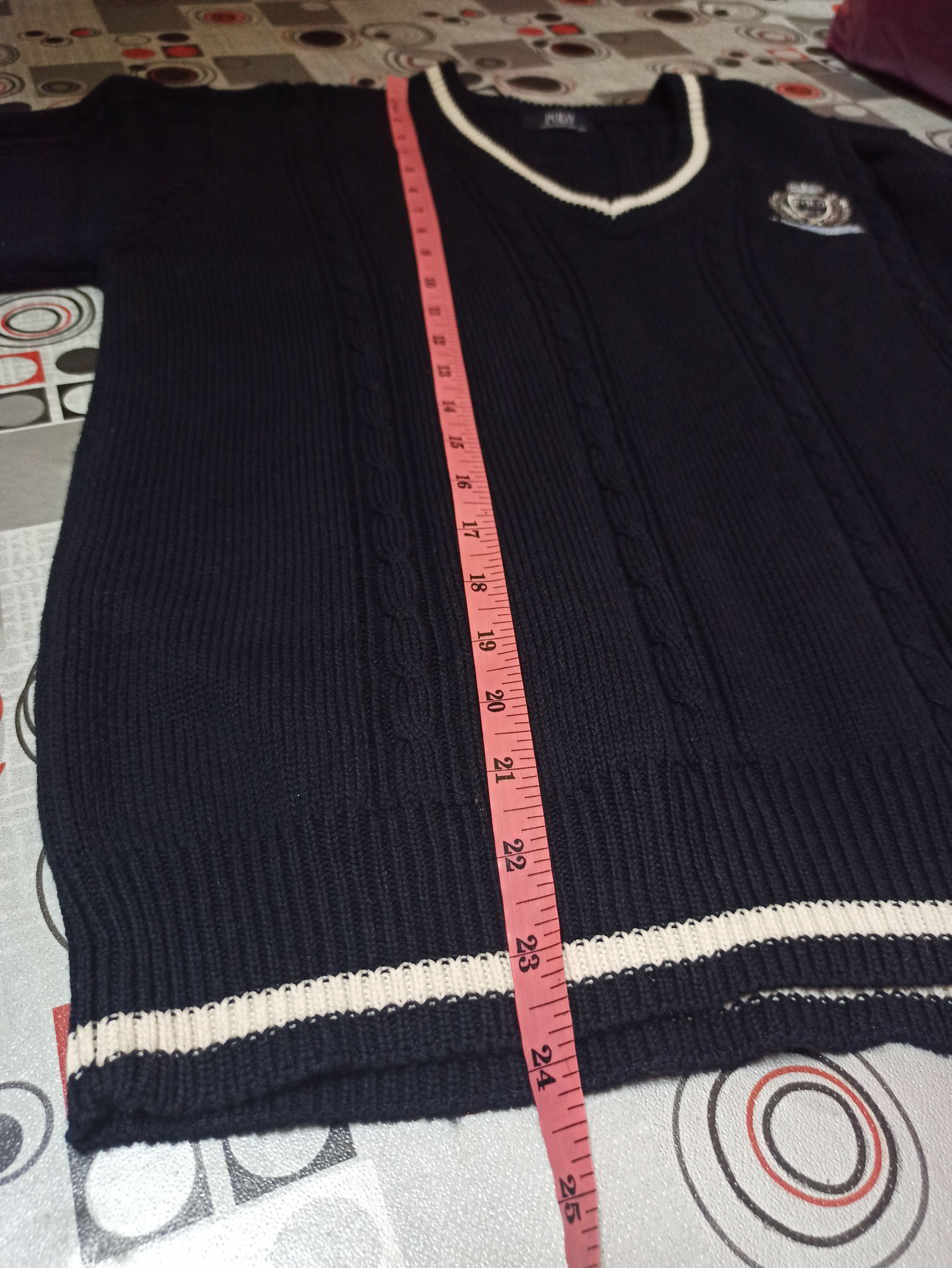 Aran Isles Knitwear Polo British Country Spirit BCS Knitwear Check (c44) Size US S / EU 44-46 / 1 - 9 Thumbnail