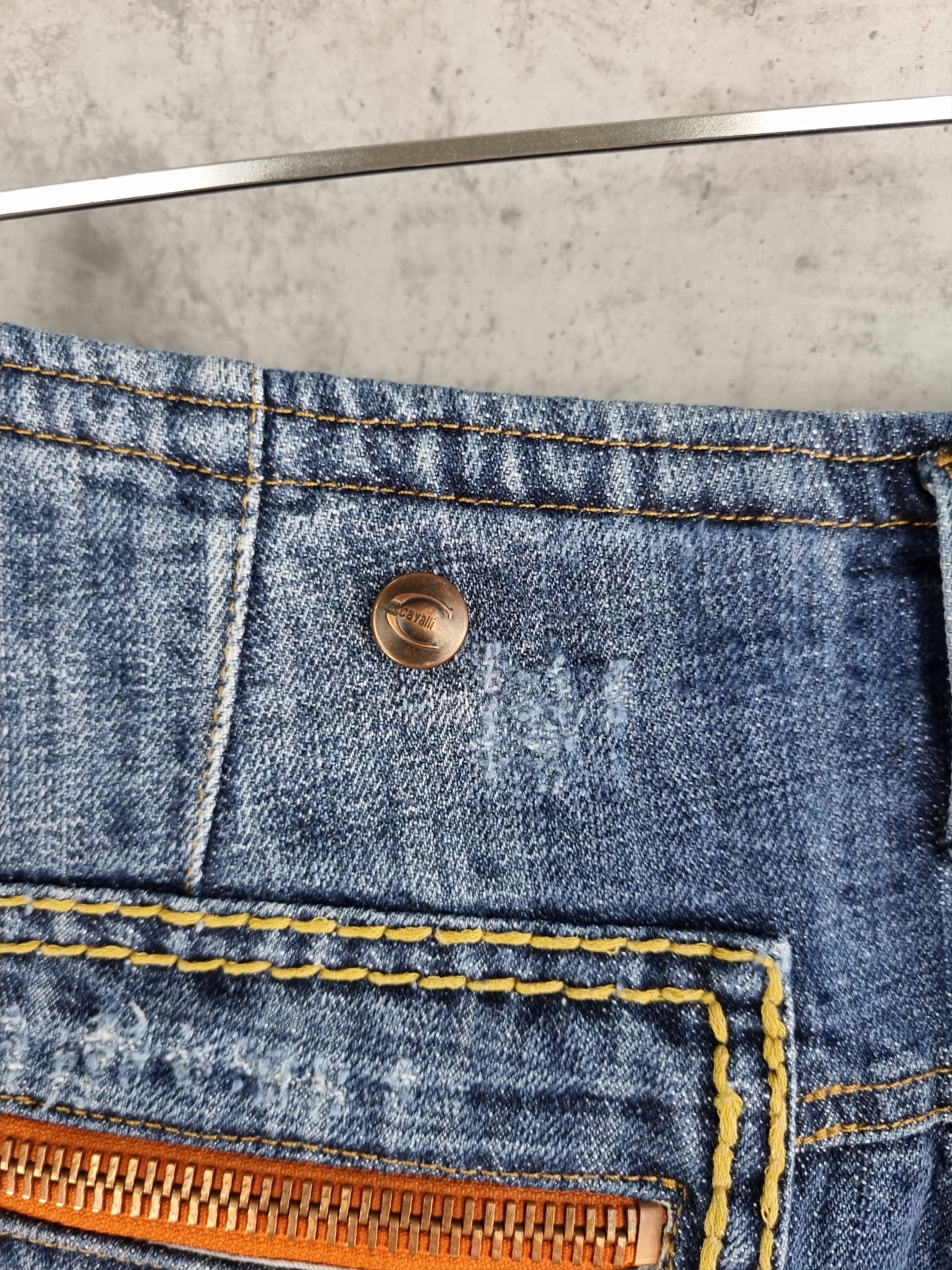 Just Cavalli × Roberto Cavalli Ripped Cavalli Destroyed Art Painter relaxed fit Jeans Size US 33 - 7 Thumbnail