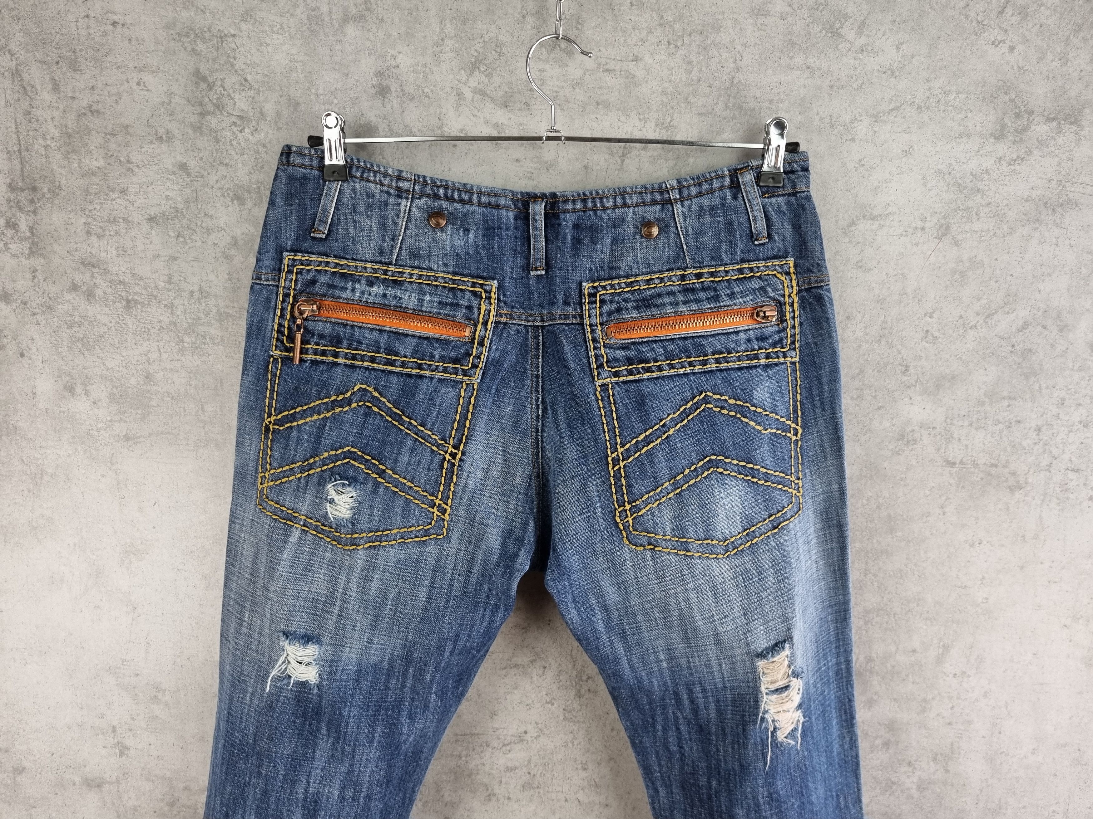 Just Cavalli × Roberto Cavalli Ripped Cavalli Destroyed Art Painter relaxed fit Jeans Size US 33 - 5 Thumbnail