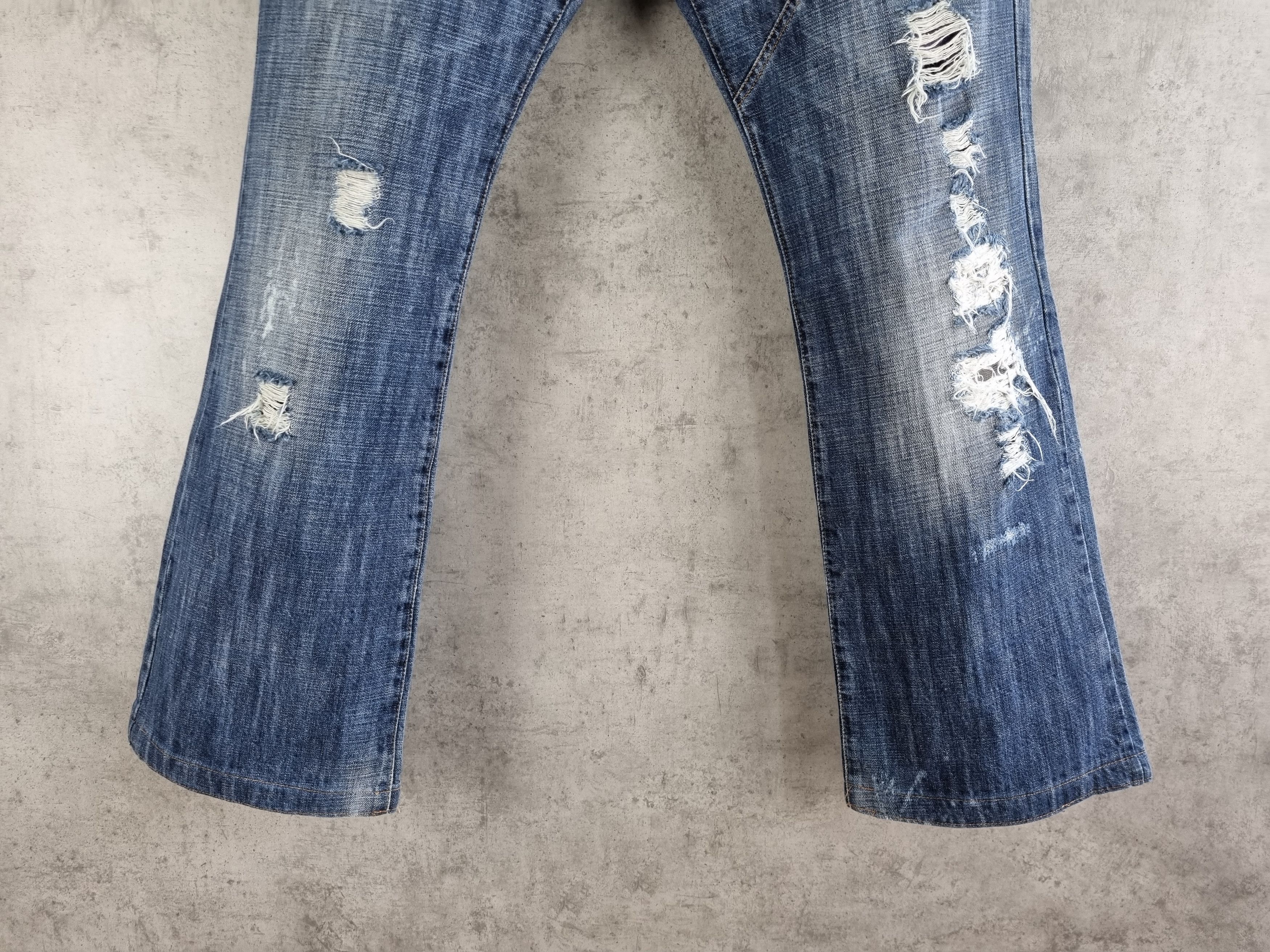 Just Cavalli × Roberto Cavalli Ripped Cavalli Destroyed Art Painter relaxed fit Jeans Size US 33 - 16 Thumbnail