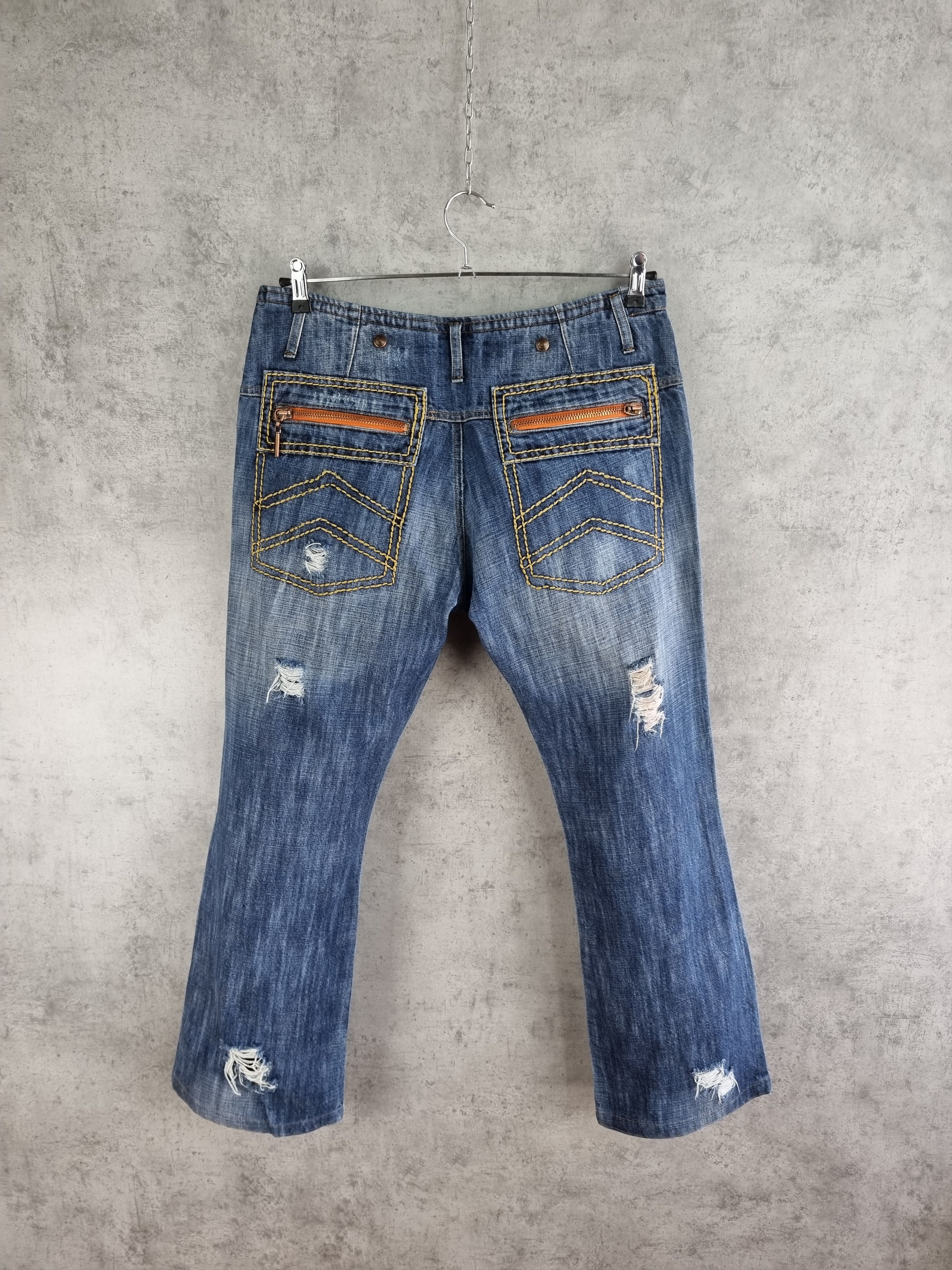Just Cavalli × Roberto Cavalli Ripped Cavalli Destroyed Art Painter relaxed fit Jeans Size US 33 - 2 Thumbnail