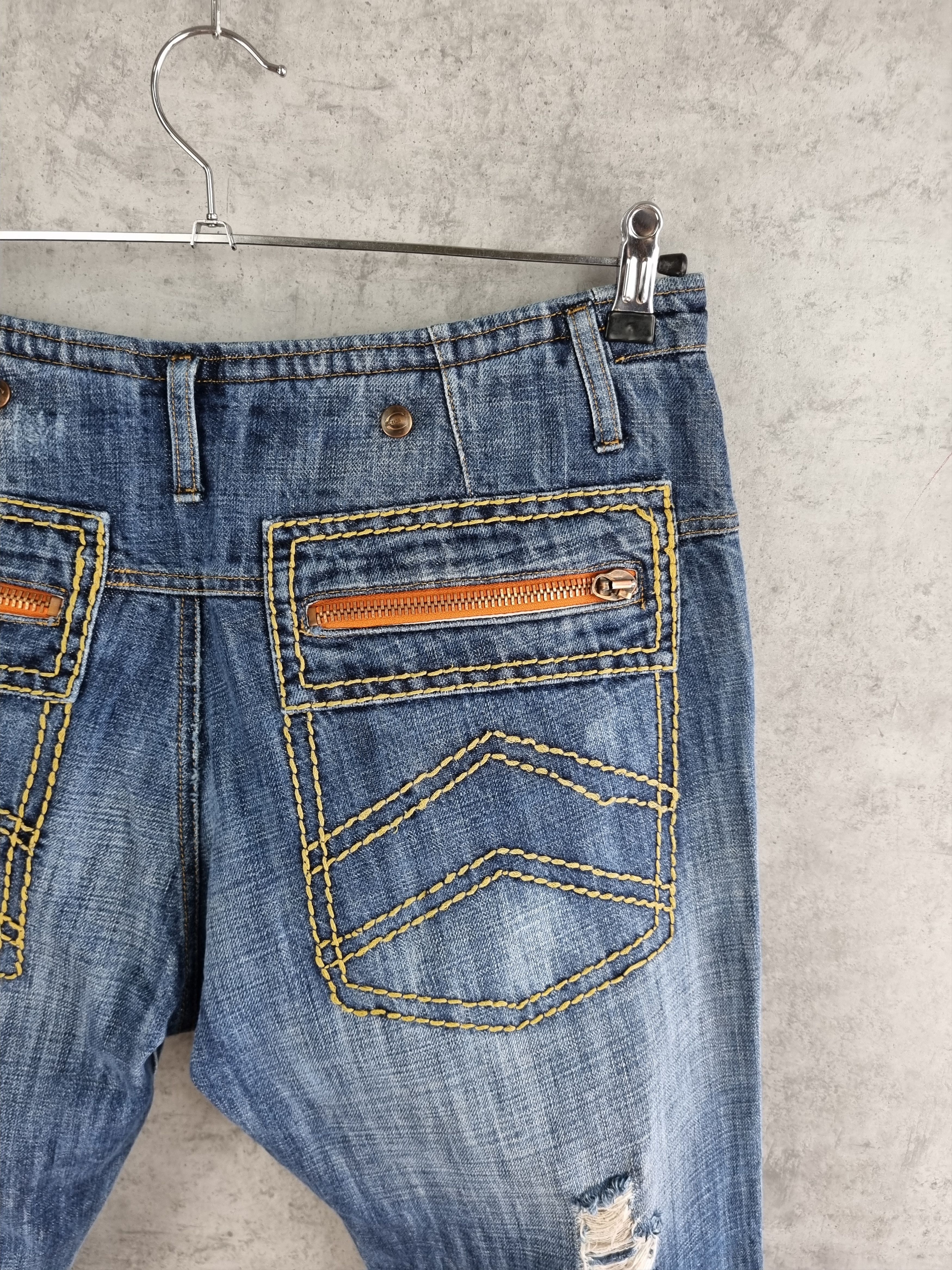 Just Cavalli × Roberto Cavalli Ripped Cavalli Destroyed Art Painter relaxed fit Jeans Size US 33 - 6 Thumbnail