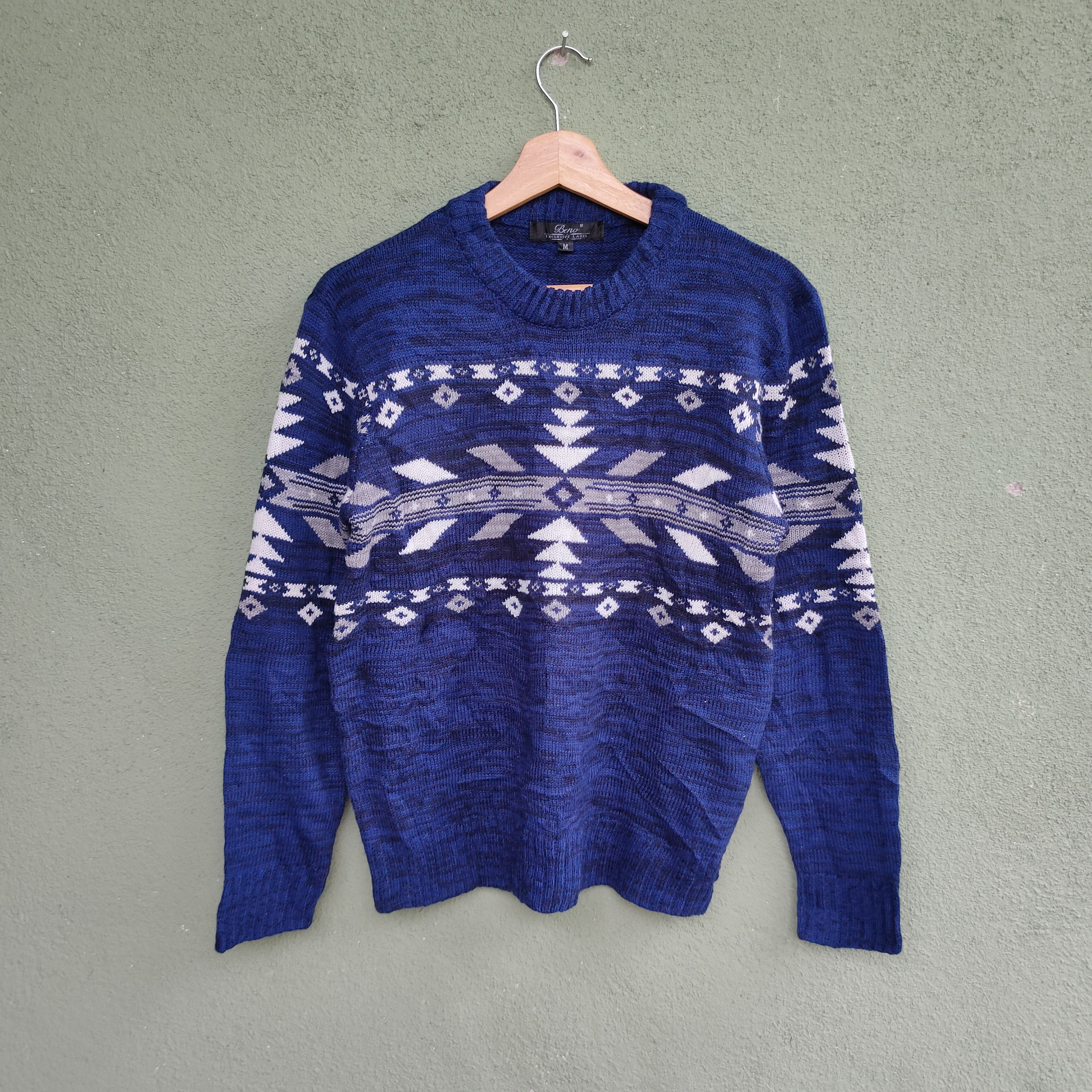 Vintage BENO EXCLUSIVE LABEL Navajo Knitwear Sweater Jumper