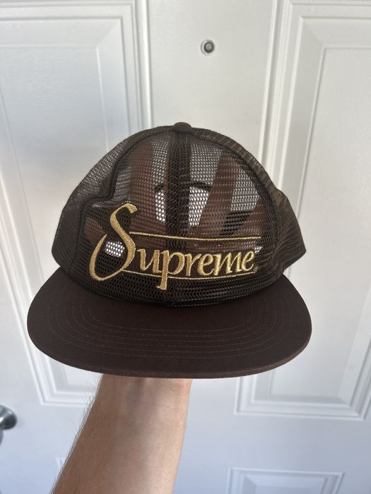 Supreme Supreme mesh 6 panel brown | Grailed