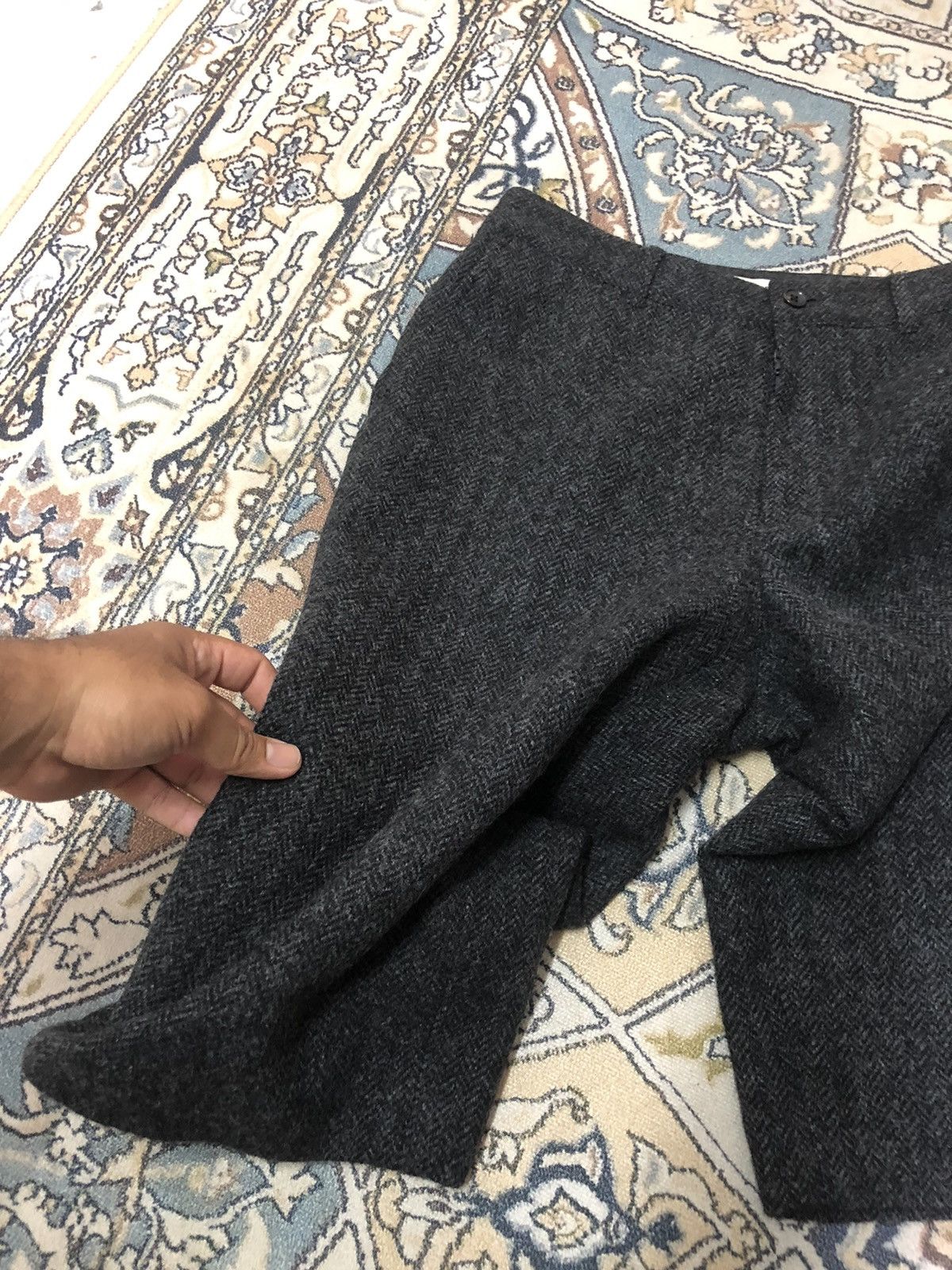 Mademoiselle Non Non Vintage Mademoiselle NON NON by Issey Miyake Wool Short Pant Size US 30 / EU 46 - 9 Thumbnail