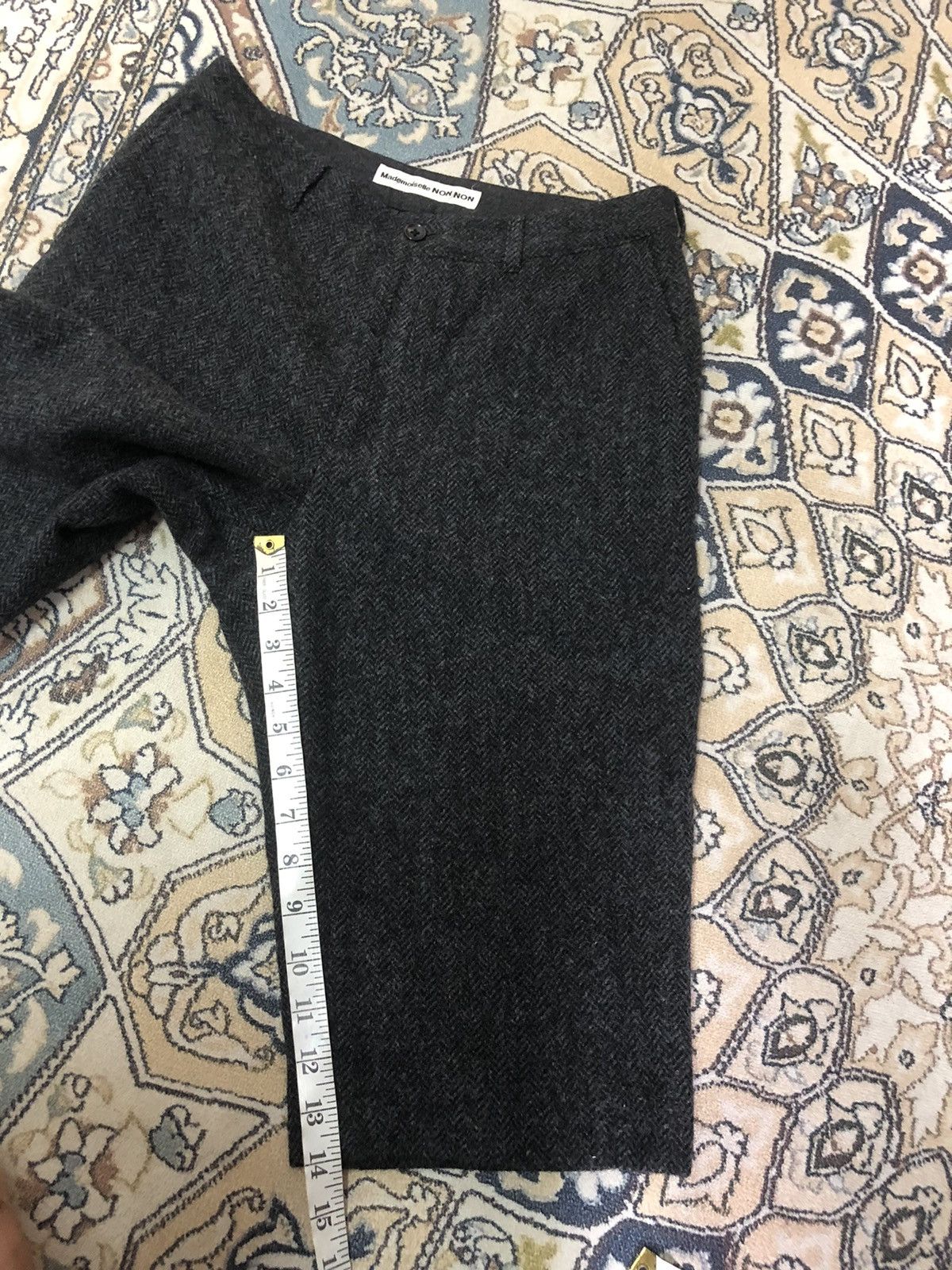 Mademoiselle Non Non Vintage Mademoiselle NON NON by Issey Miyake Wool Short Pant Size US 30 / EU 46 - 20 Thumbnail