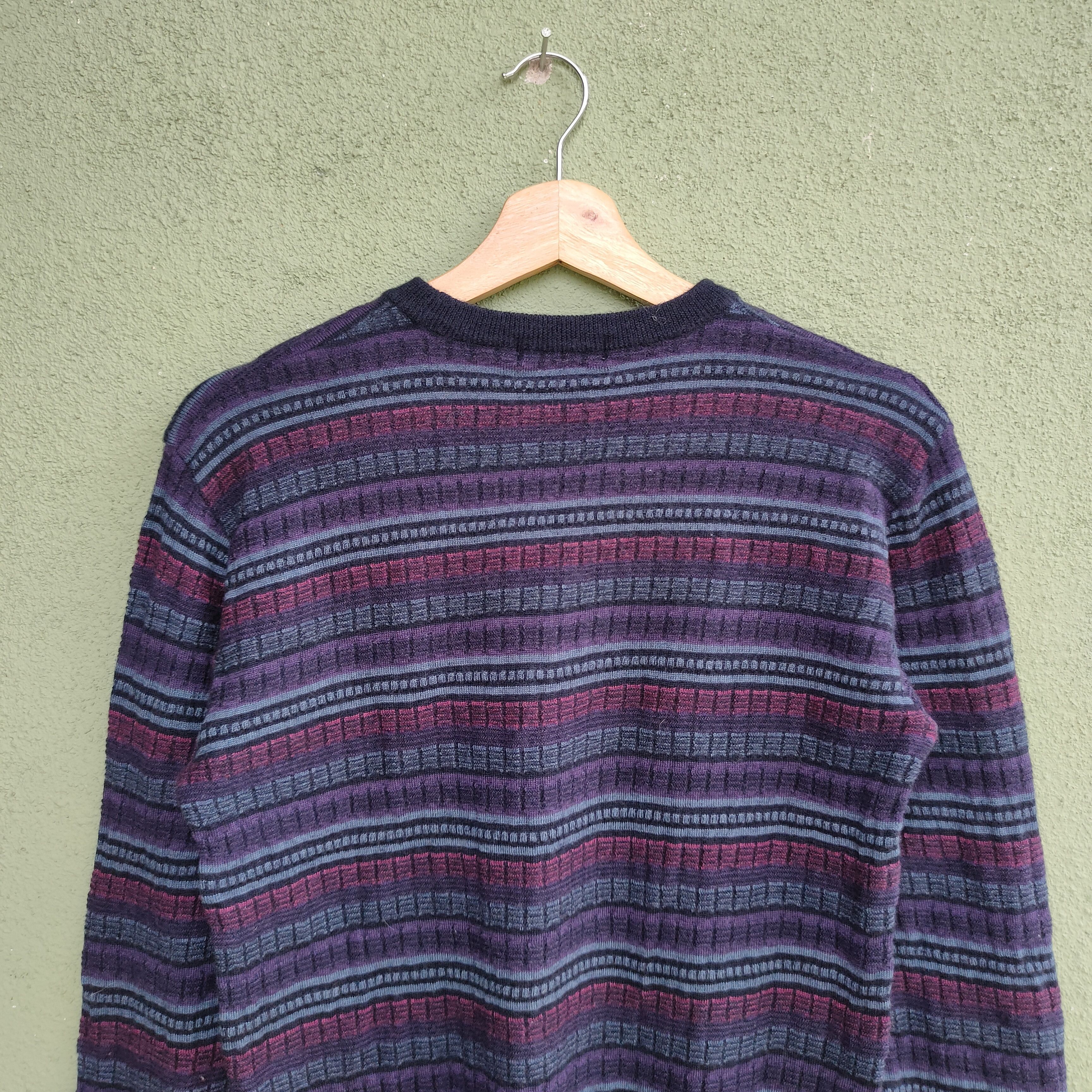 Aran Isles Knitwear Vintage UOMO DAN Full Print Knitwear Sweater Jumper Size US S / EU 44-46 / 1 - 11 Thumbnail