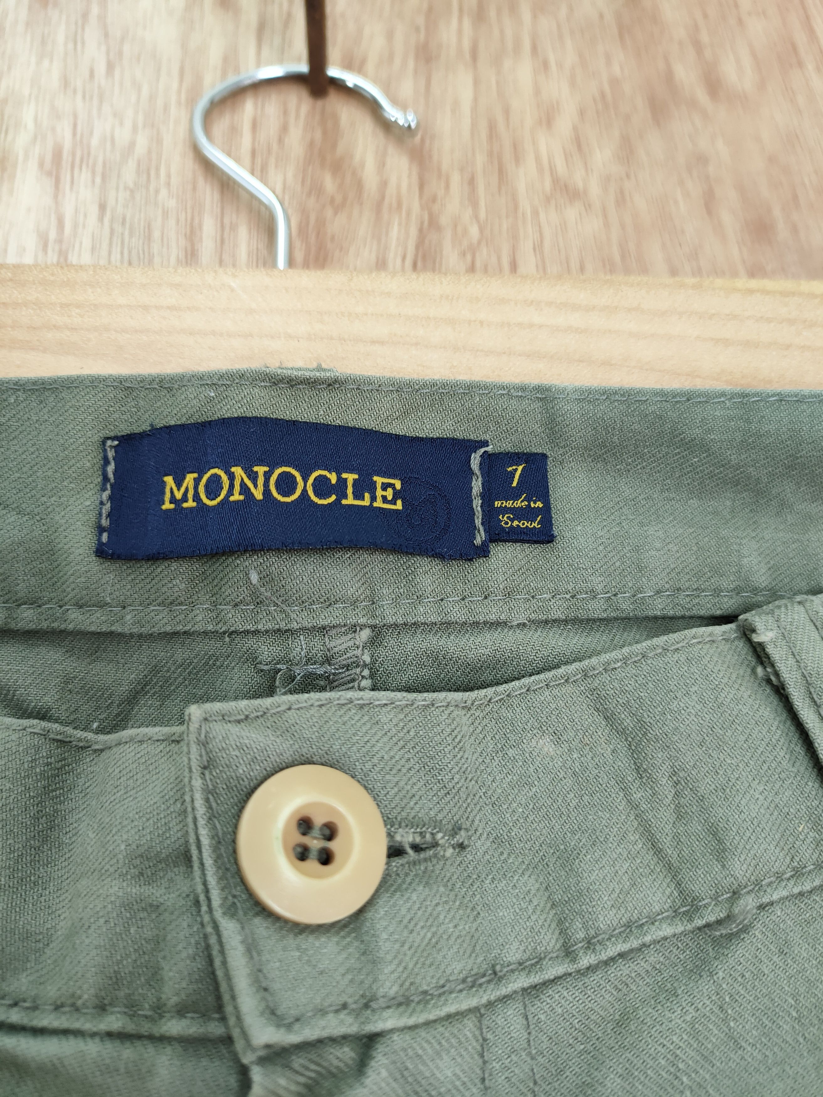 Japanese Brand DLL Monocle green multipocket tactical bush cargo pants #183 Size US 29 - 6 Thumbnail