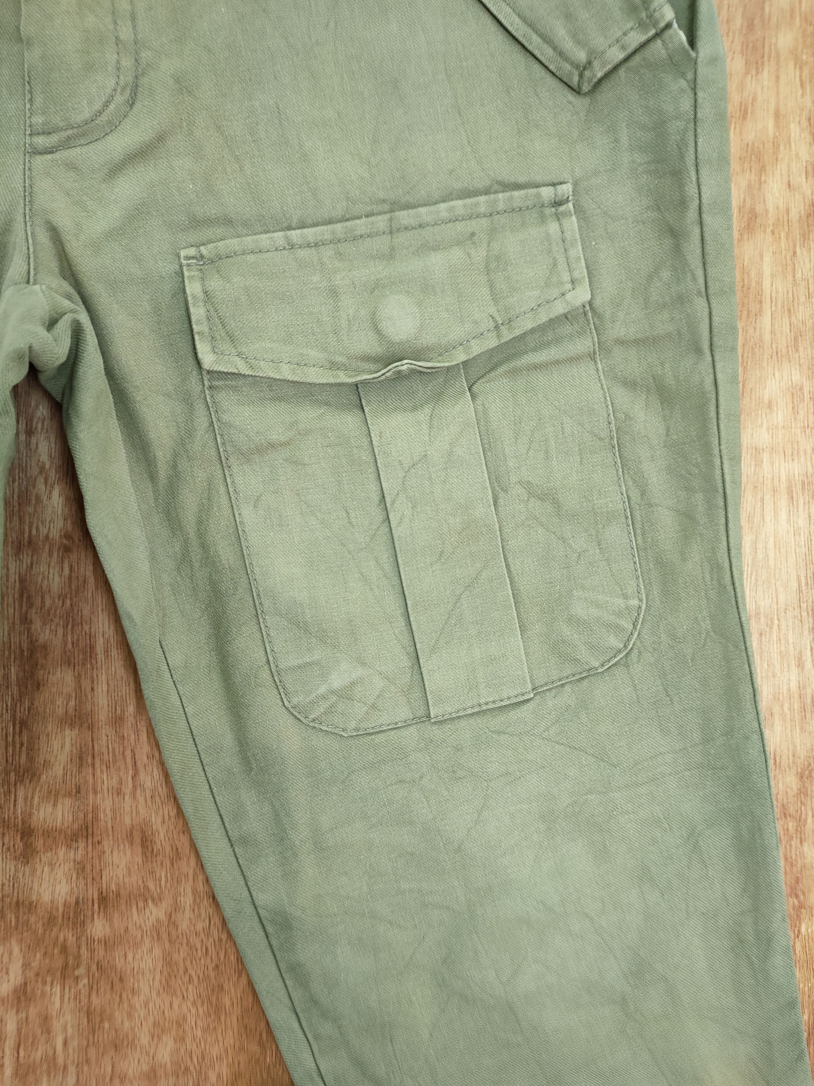 Japanese Brand DLL Monocle green multipocket tactical bush cargo pants #183 Size US 29 - 7 Thumbnail