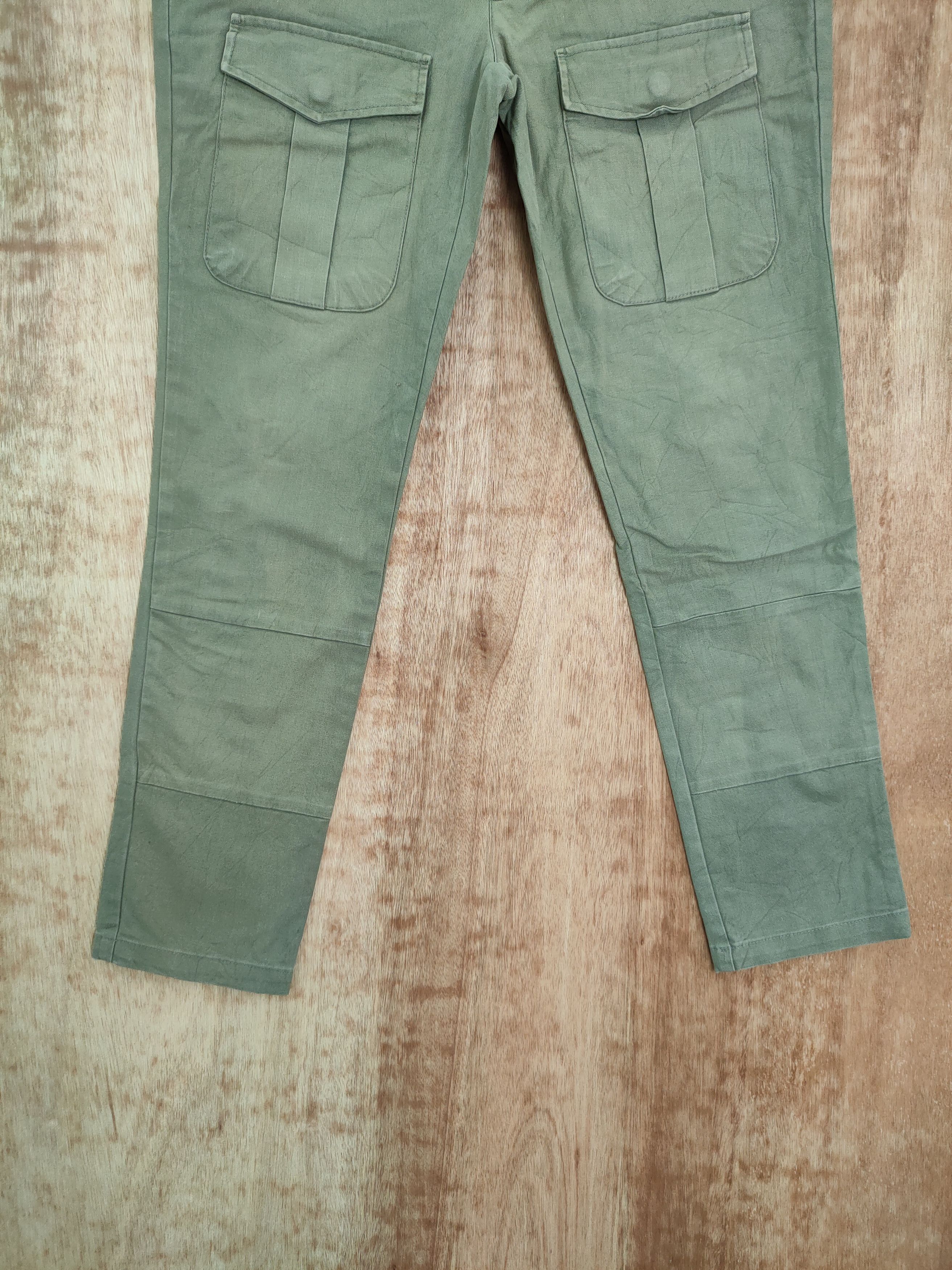 Japanese Brand DLL Monocle green multipocket tactical bush cargo pants #183 Size US 29 - 2 Thumbnail