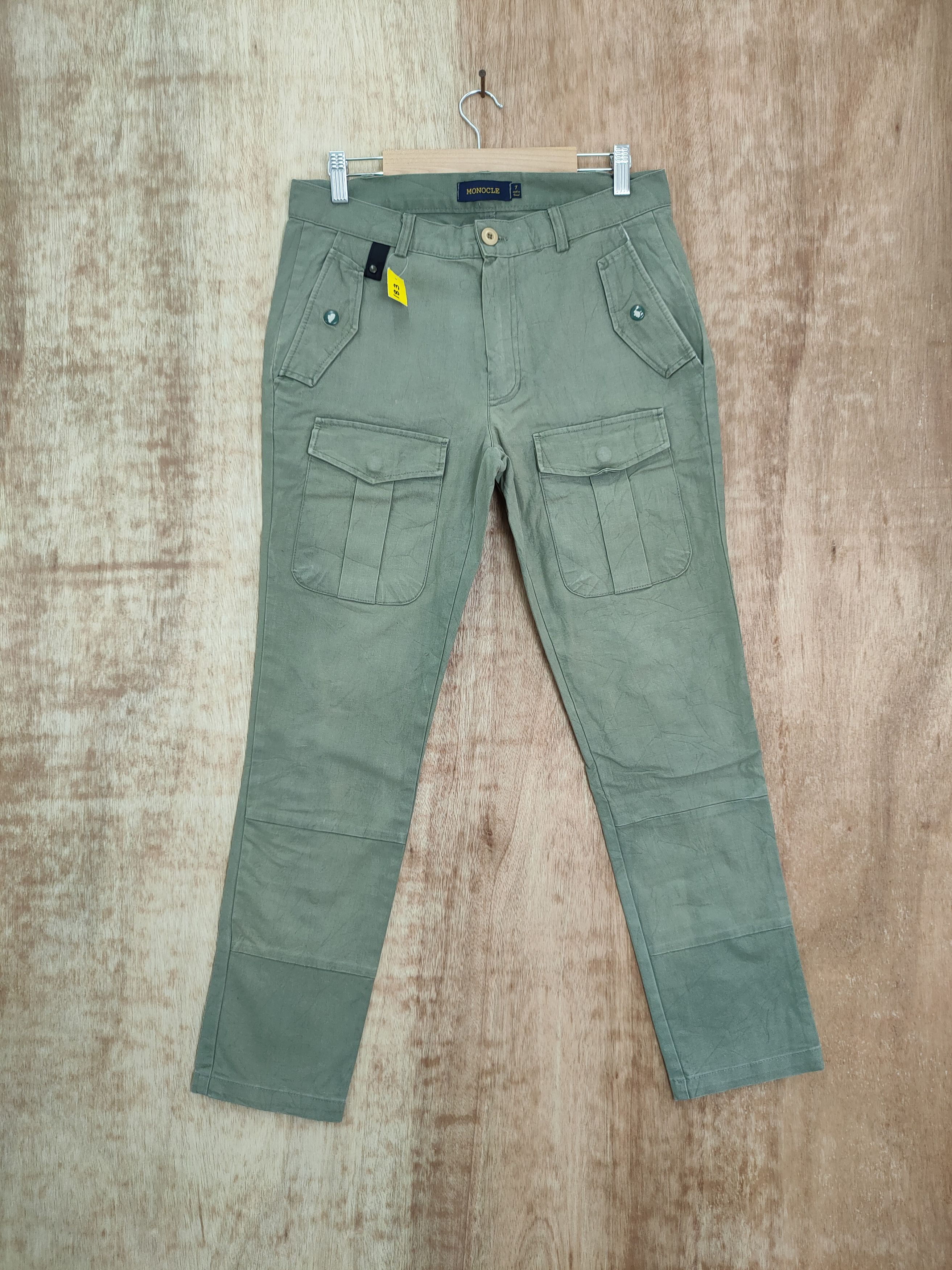 DLL Monocle green multipocket tactical bush cargo pants #183