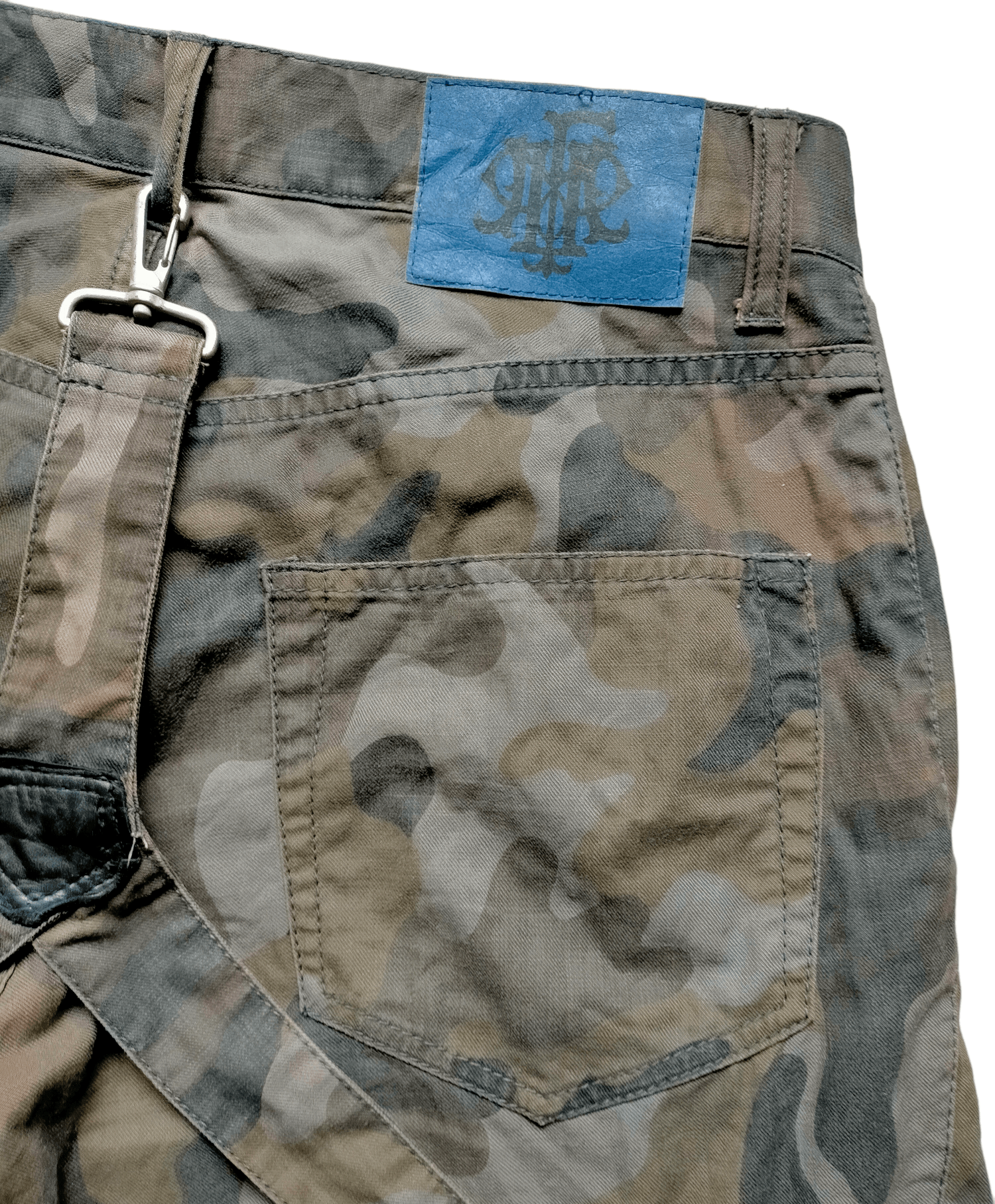 PPFM PPFM Camo Cargo Suspender Pants Size US 31 - 14 Thumbnail