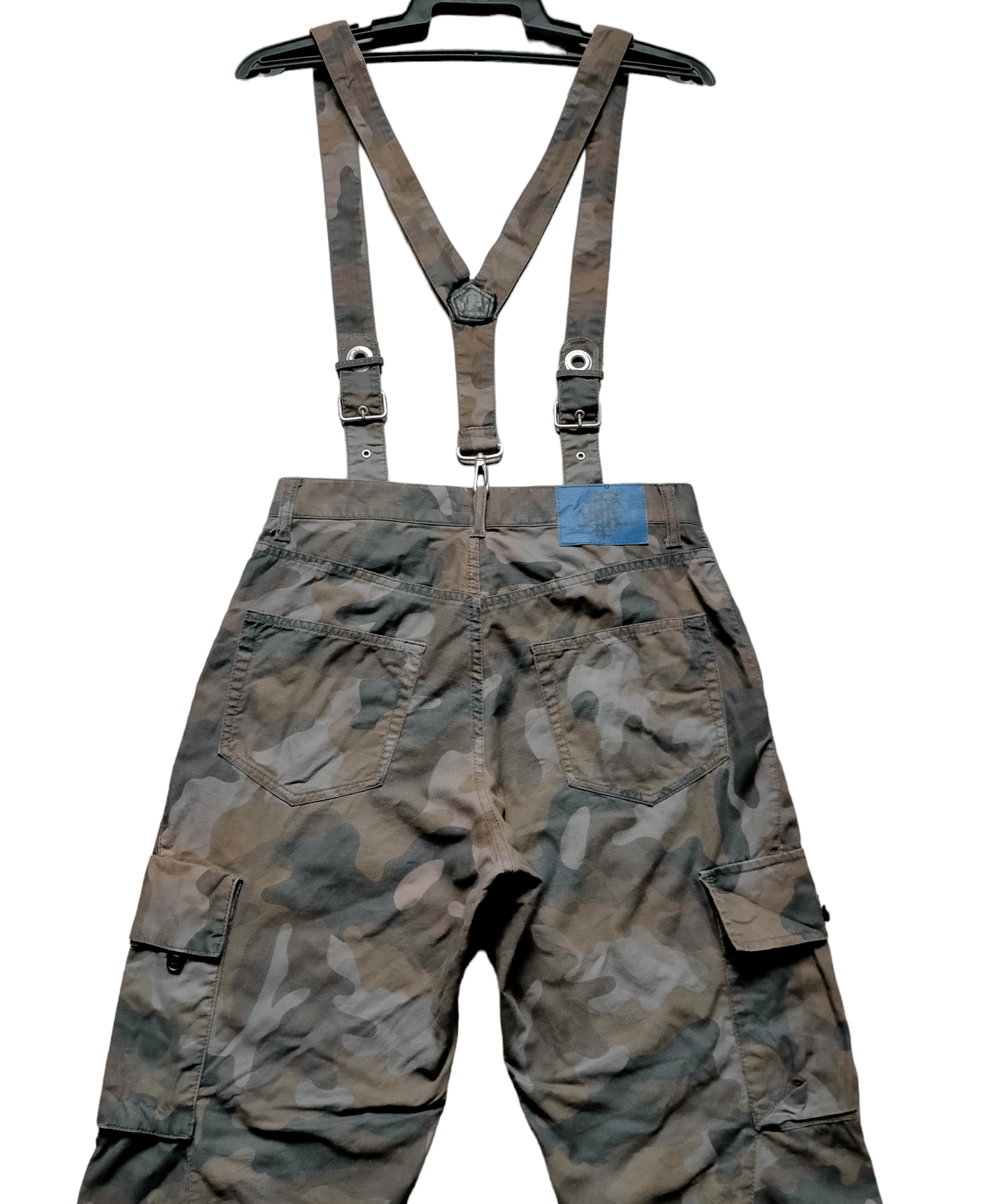 PPFM PPFM Camo Cargo Suspender Pants Size US 31 - 15 Thumbnail