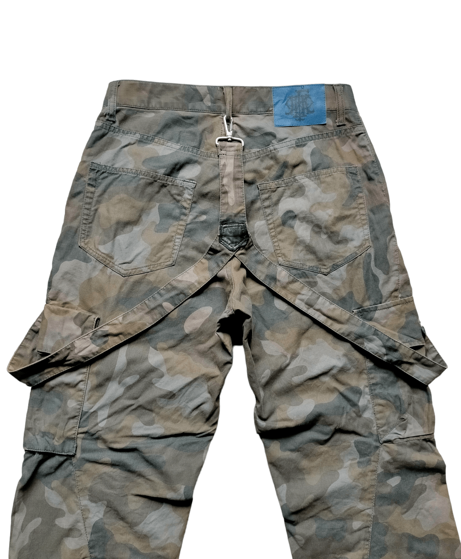 PPFM PPFM Camo Cargo Suspender Pants Size US 31 - 12 Thumbnail
