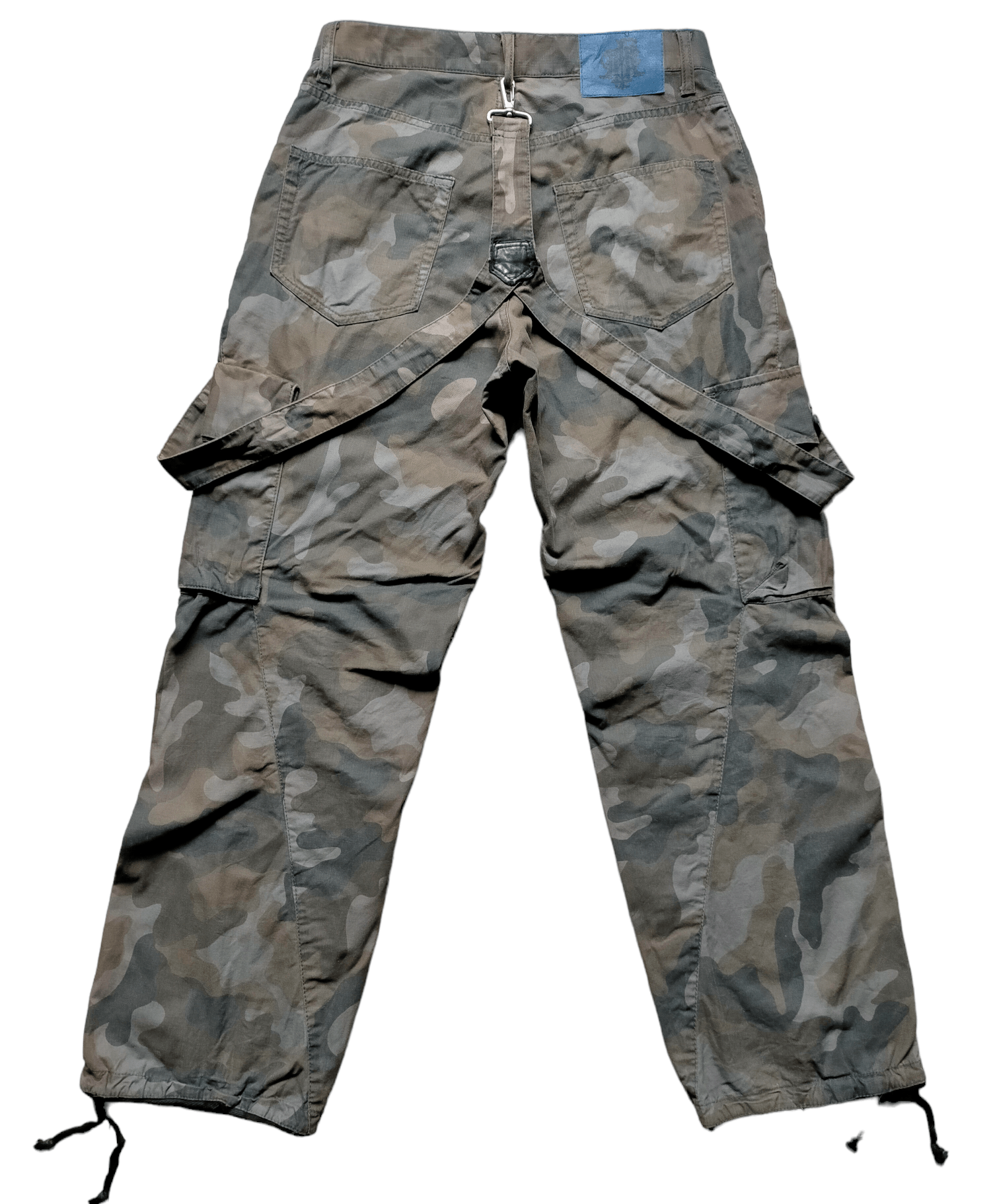 PPFM PPFM Camo Cargo Suspender Pants Size US 31 - 11 Thumbnail