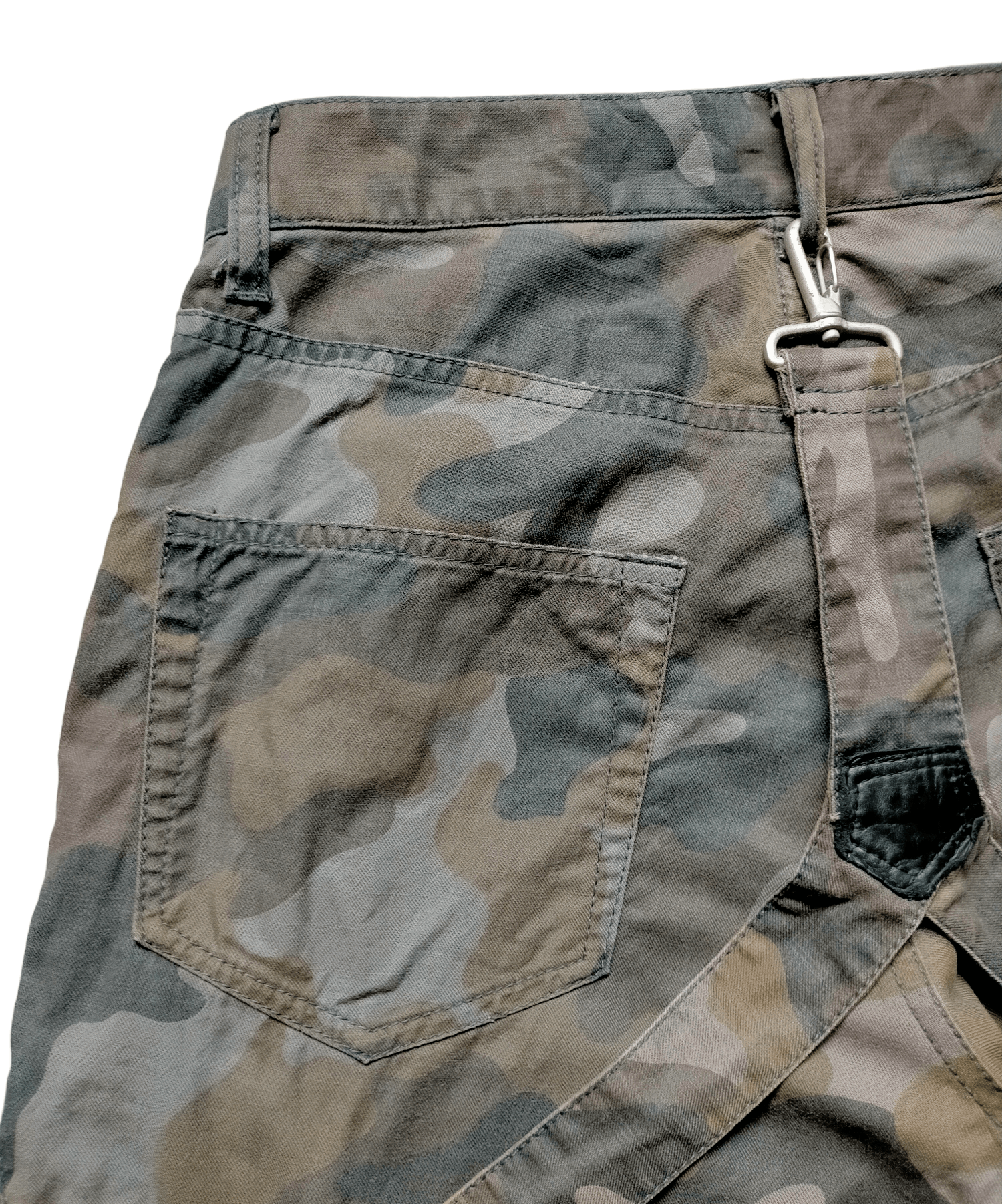 PPFM PPFM Camo Cargo Suspender Pants Size US 31 - 13 Thumbnail