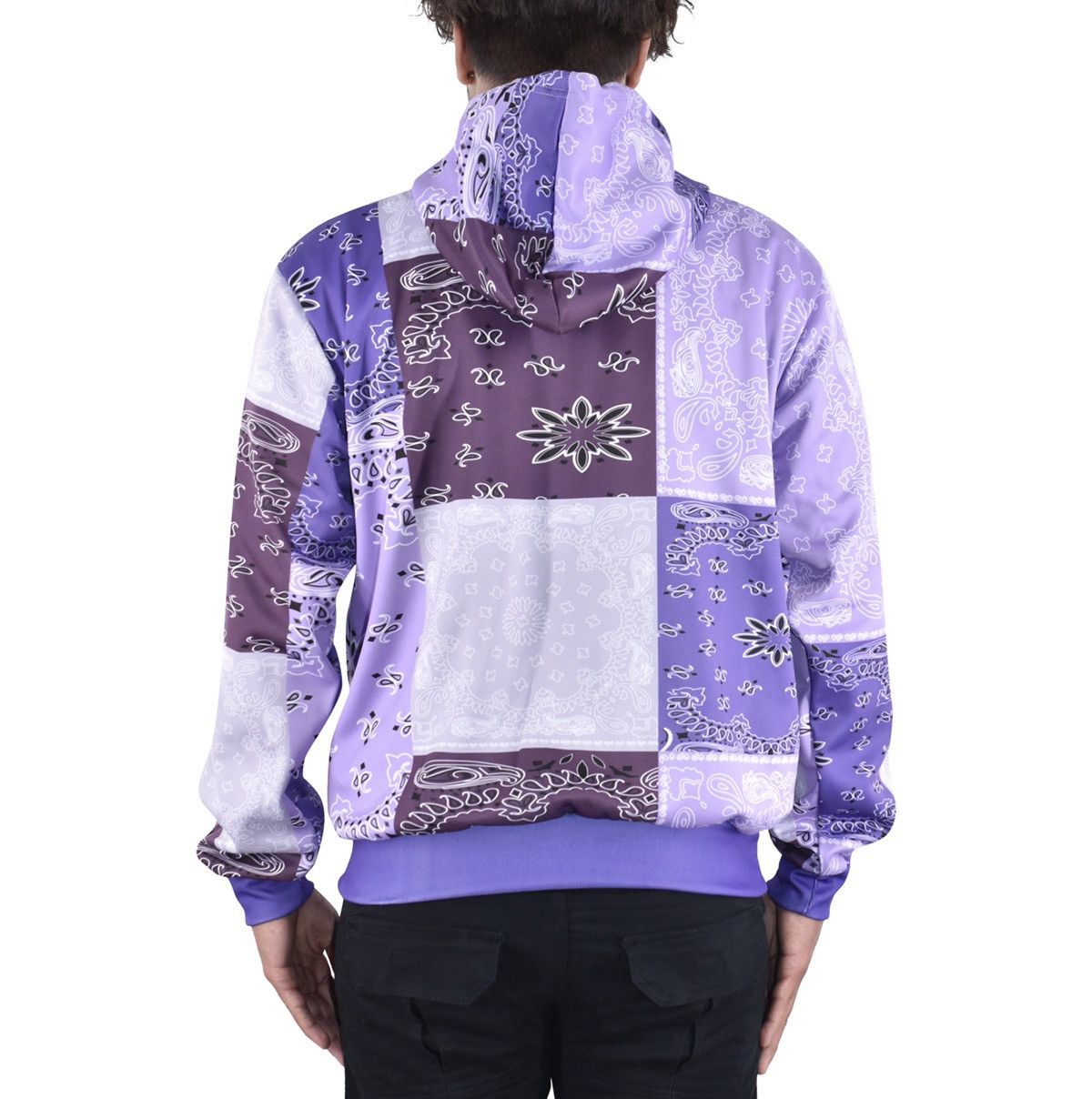 Vintage Paisley Patchwork Hoodie Size US S / EU 44-46 / 1 - 5 Thumbnail