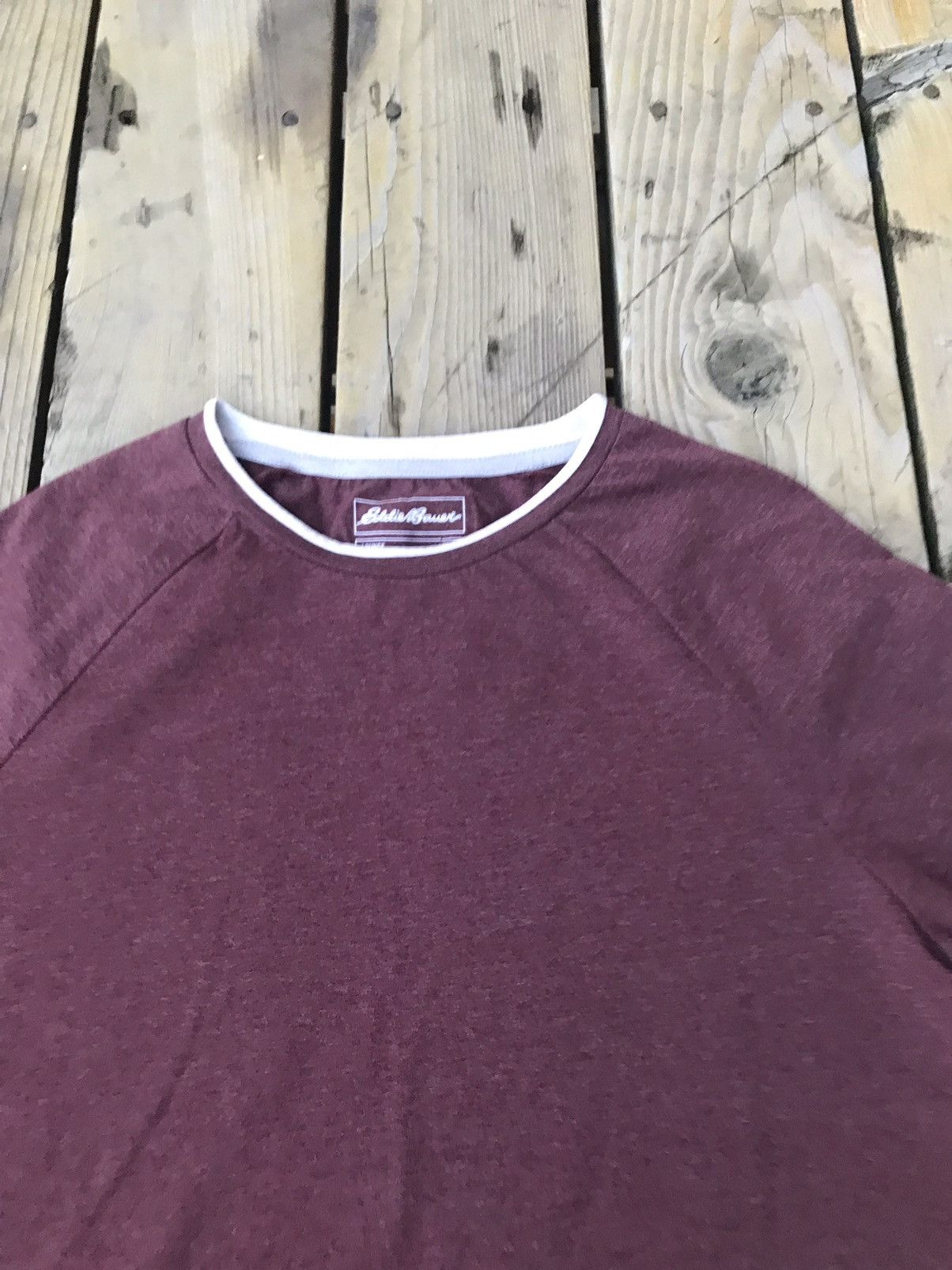 Eddie Bauer Vintage Eddie Bauer contrast collar t shirt Size US M / EU 48-50 / 2 - 2 Thumbnail