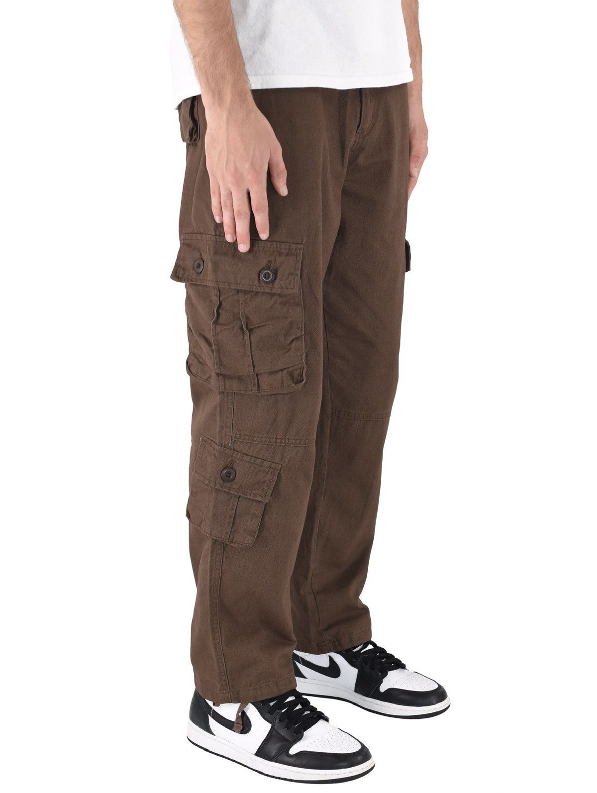 Vintage 8 Pocket Cargo Pants Earth Brown Size US 40 / EU 56 - 1 Thumbnail