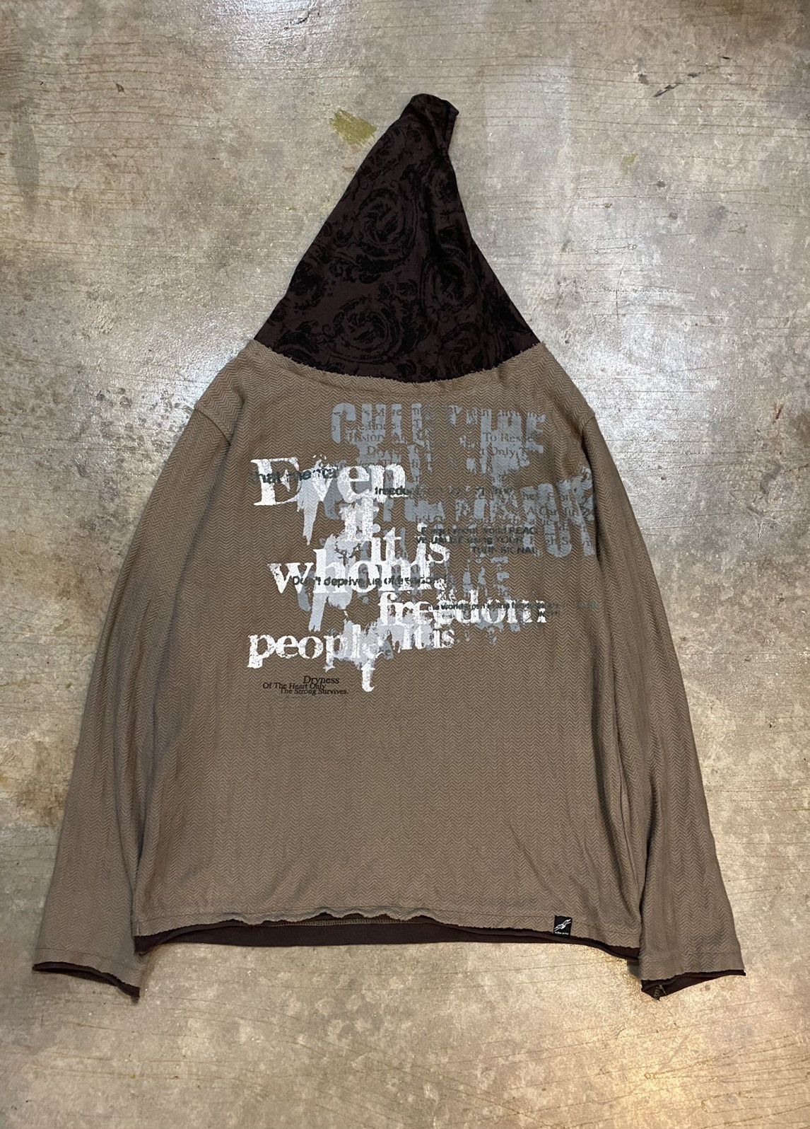 In The Attic Ninja twist herringbone hoodie undercover Size US L / EU 52-54 / 3 - 2 Thumbnail